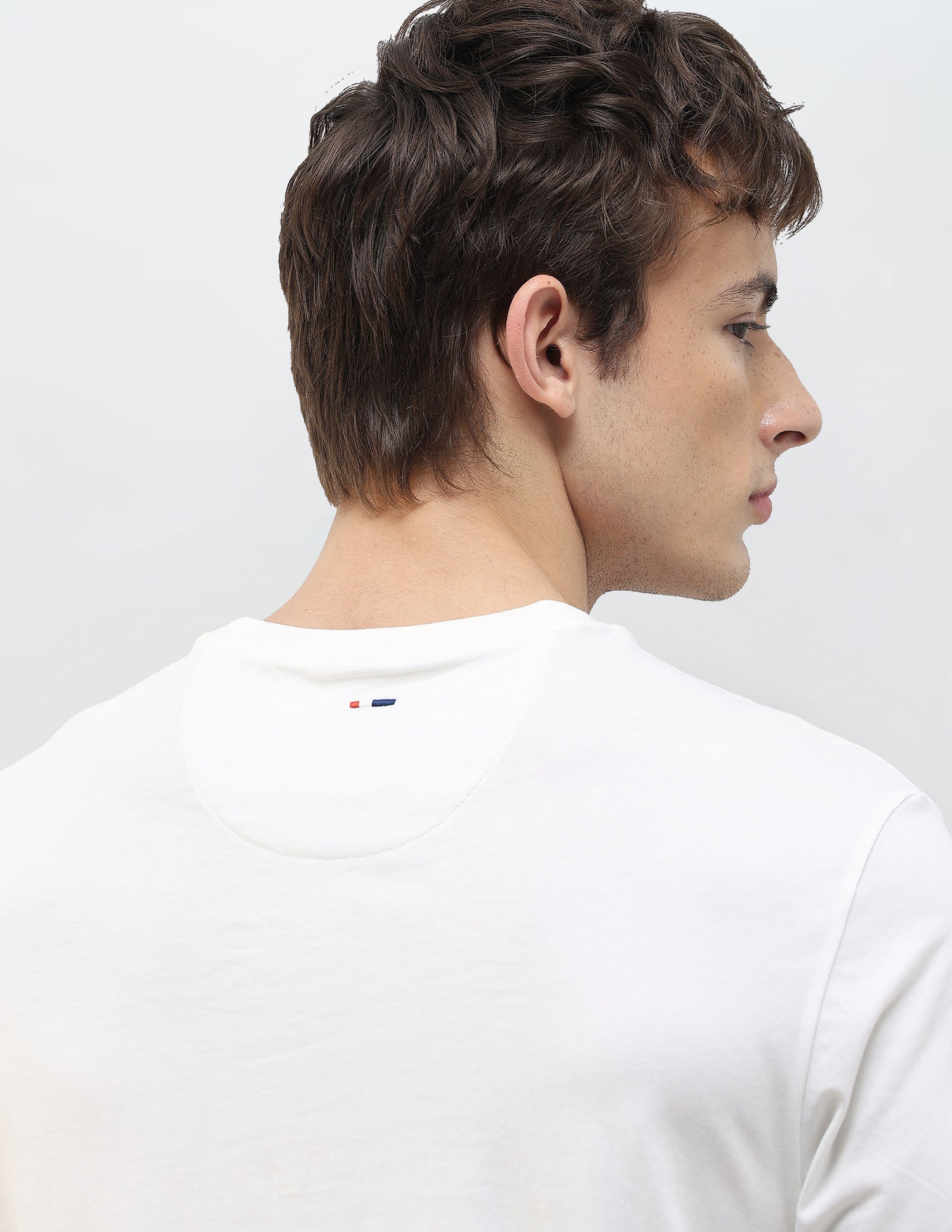 Graphic Brand Printed Slim Fit T-Shirt Ivory - U.S. Polo Assn. India | Large