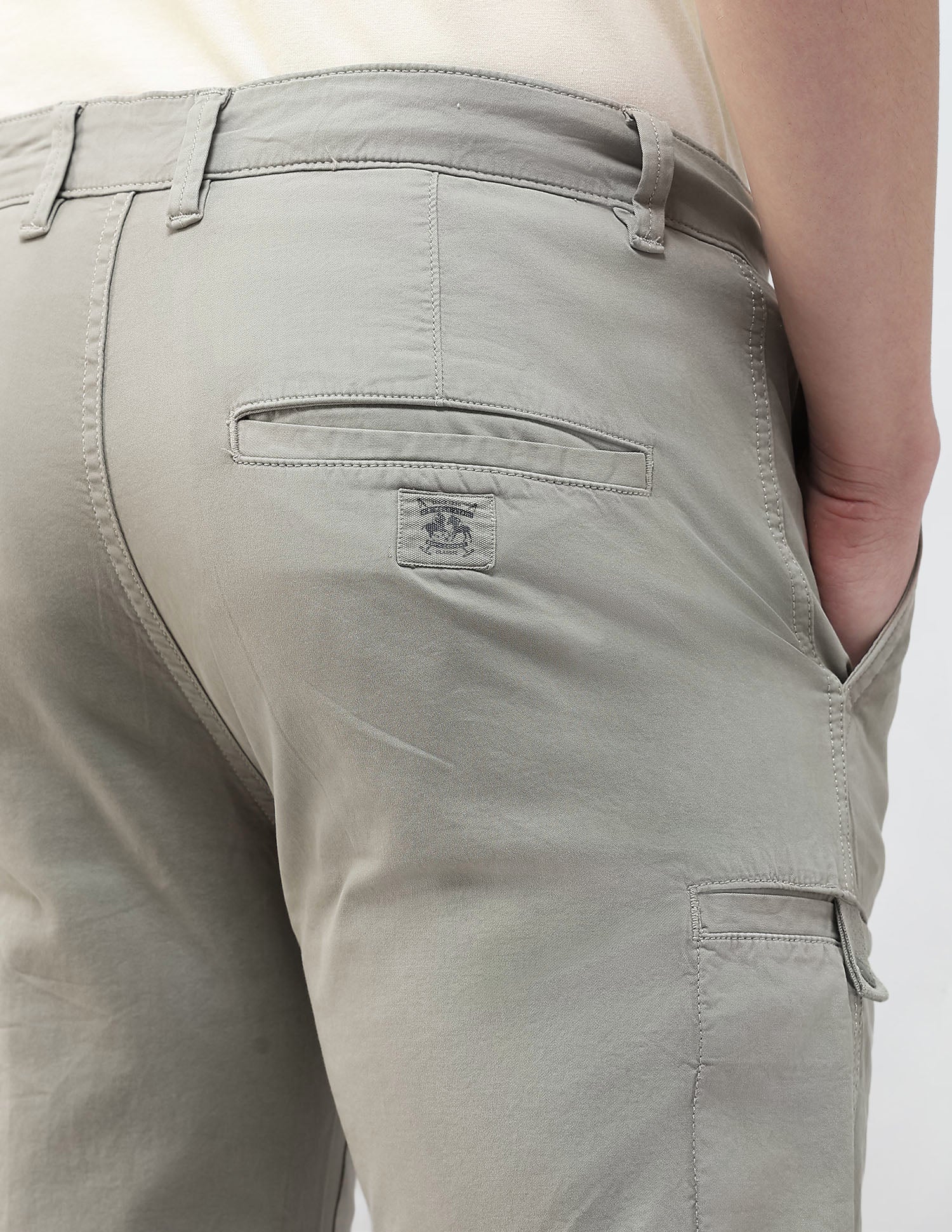 Cole Comfort Cropped Fit Motel On The Coast Cargos Sage - U.S. Polo Assn. India | Large