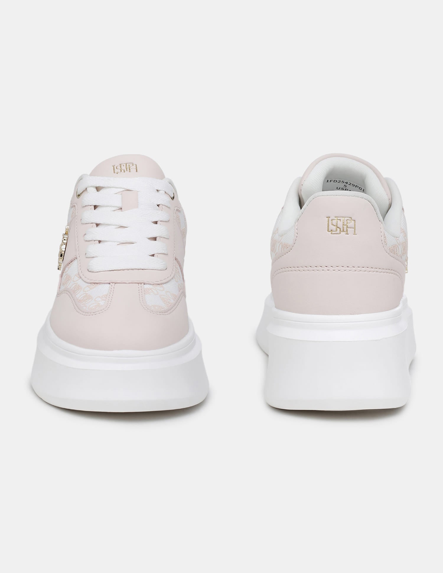 Women Brand Printed Marlene 2.0 Sneakers Light Pink - U.S. Polo Assn. India | Large