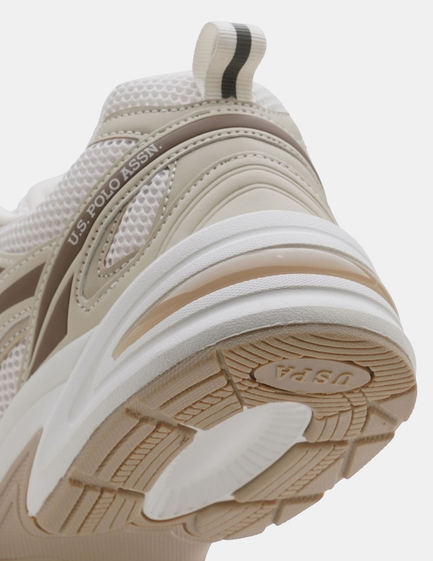 Men Santiago Colour Blocked Sneakers Beige - U.S. POLO ASSN. | Large