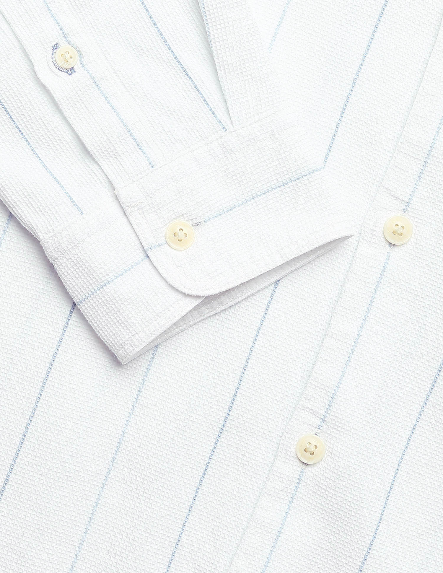 Textured Vertical Striped Motel On The Coast Shirt Ecru - U.S. Polo Assn. India | Large