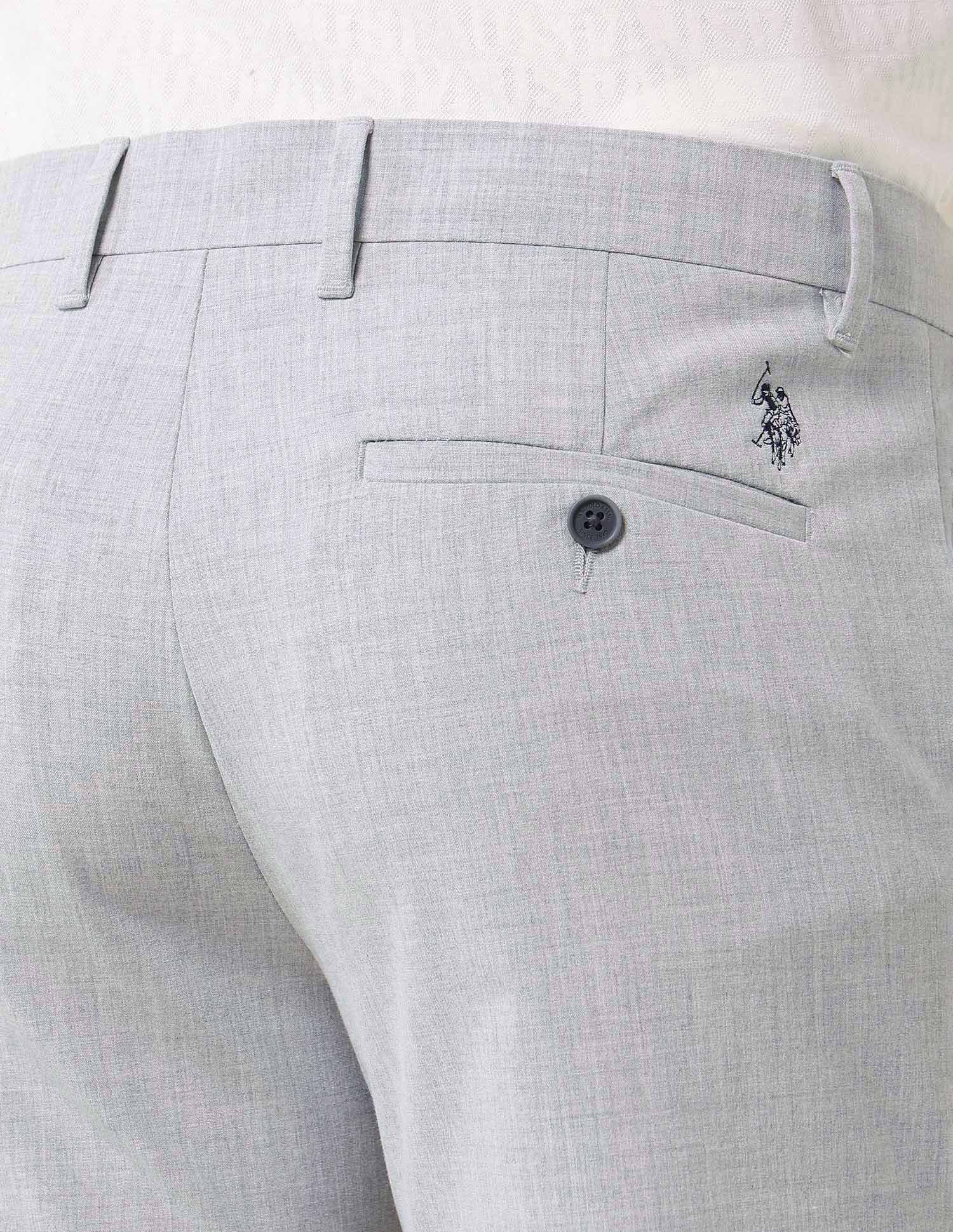 Bi Stretch Austin Slim Fit All Day Chinos Light Grey - U.S. POLO ASSN. | Large