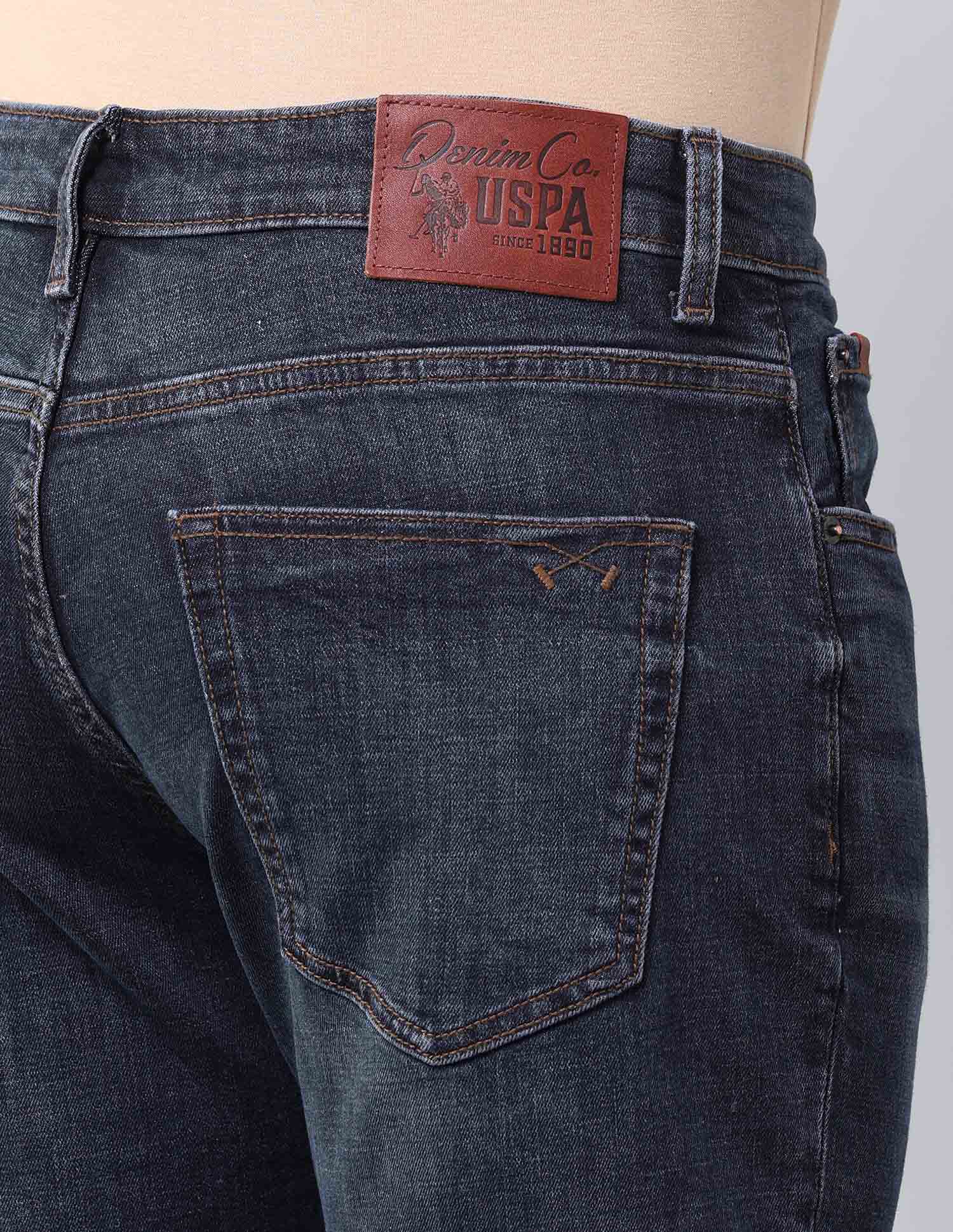 Mid Rise Harold Slim Straight Fit Jeans Blue - U.S. Polo Assn. India | Large