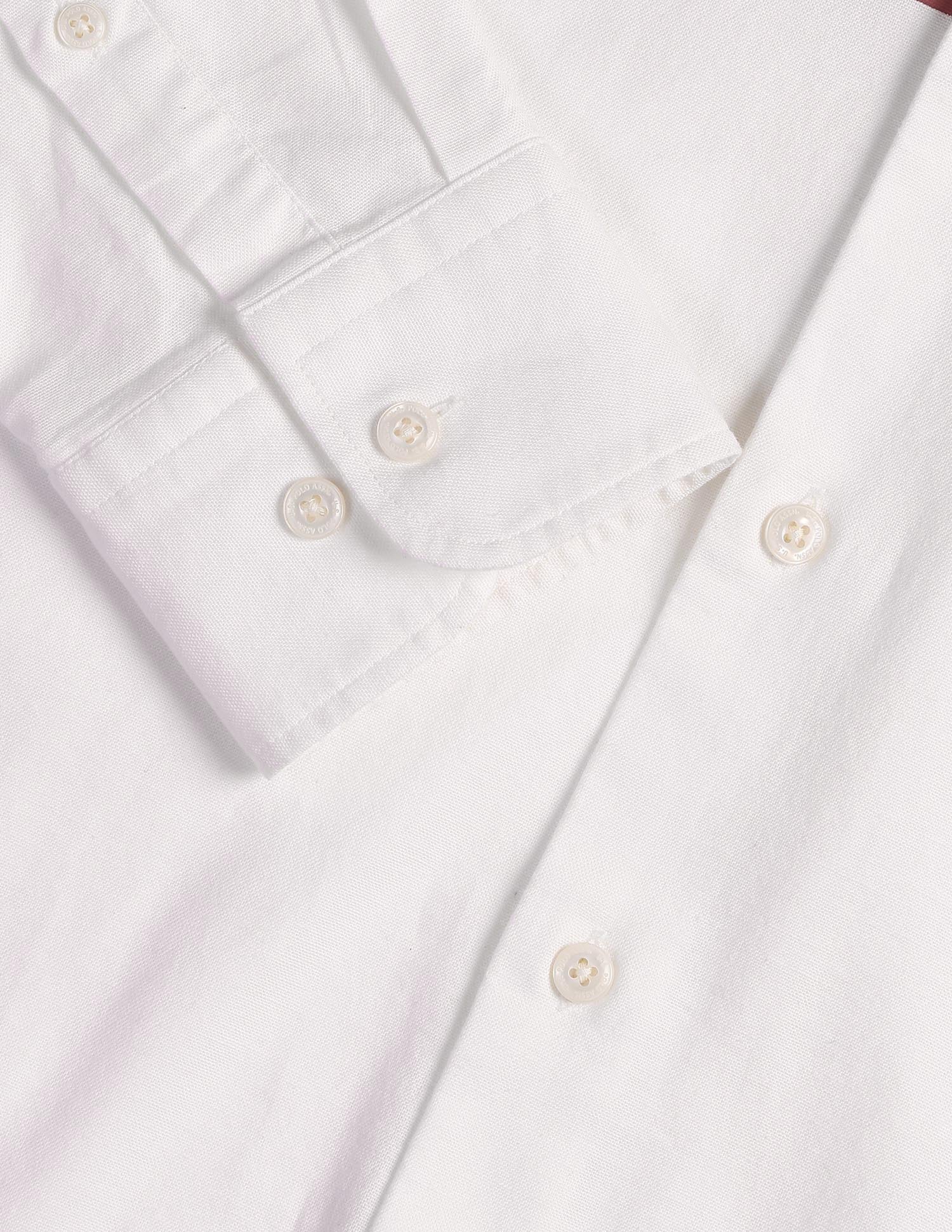 Engineered Oxford Shirt White - U.S. POLO ASSN. | Large