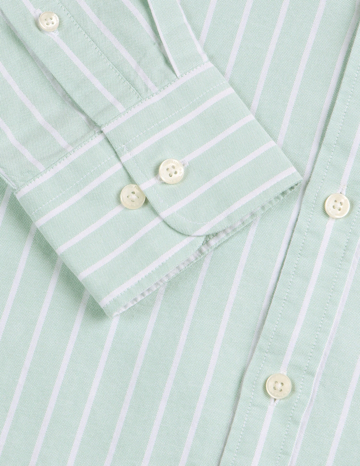 Vertical Striped Button Down Shirt Green - U.S. Polo Assn. India | Large