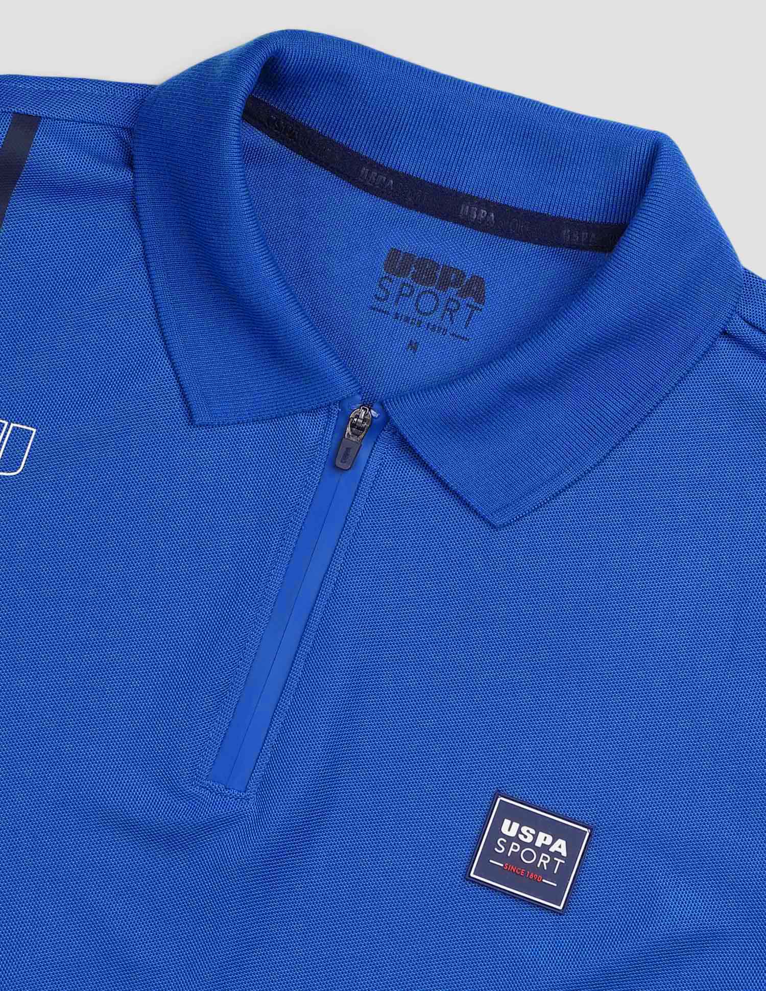 Brand Printed Active Polo Shirt Blue - U.S. POLO ASSN. | Large