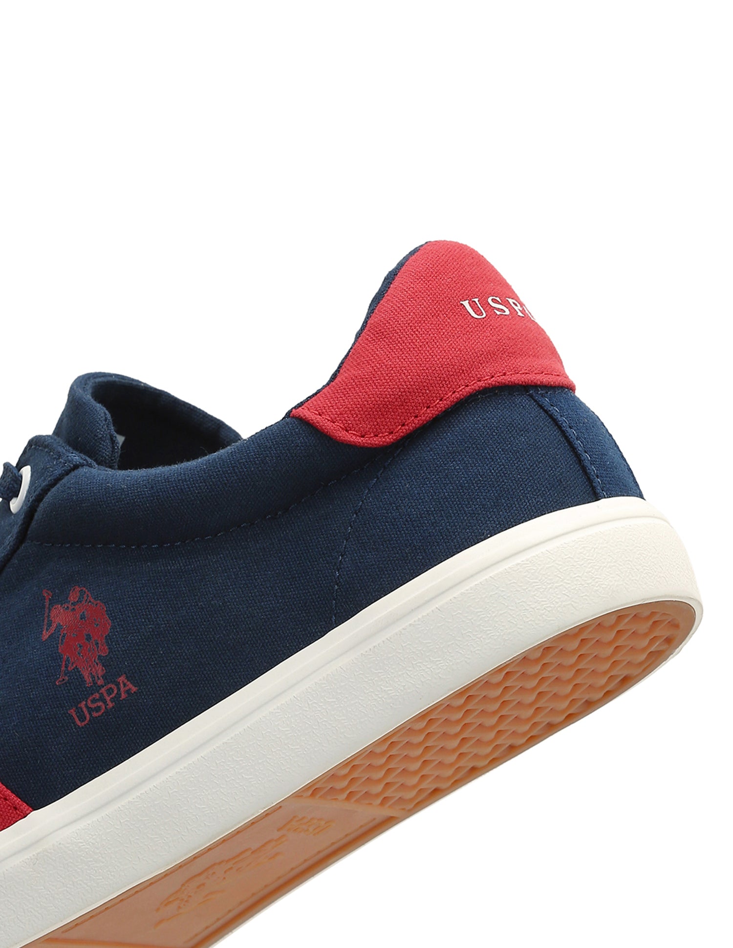 Striped Round Toe Abor 3.0 Sneakers Navy - U.S. Polo Assn. India | Large
