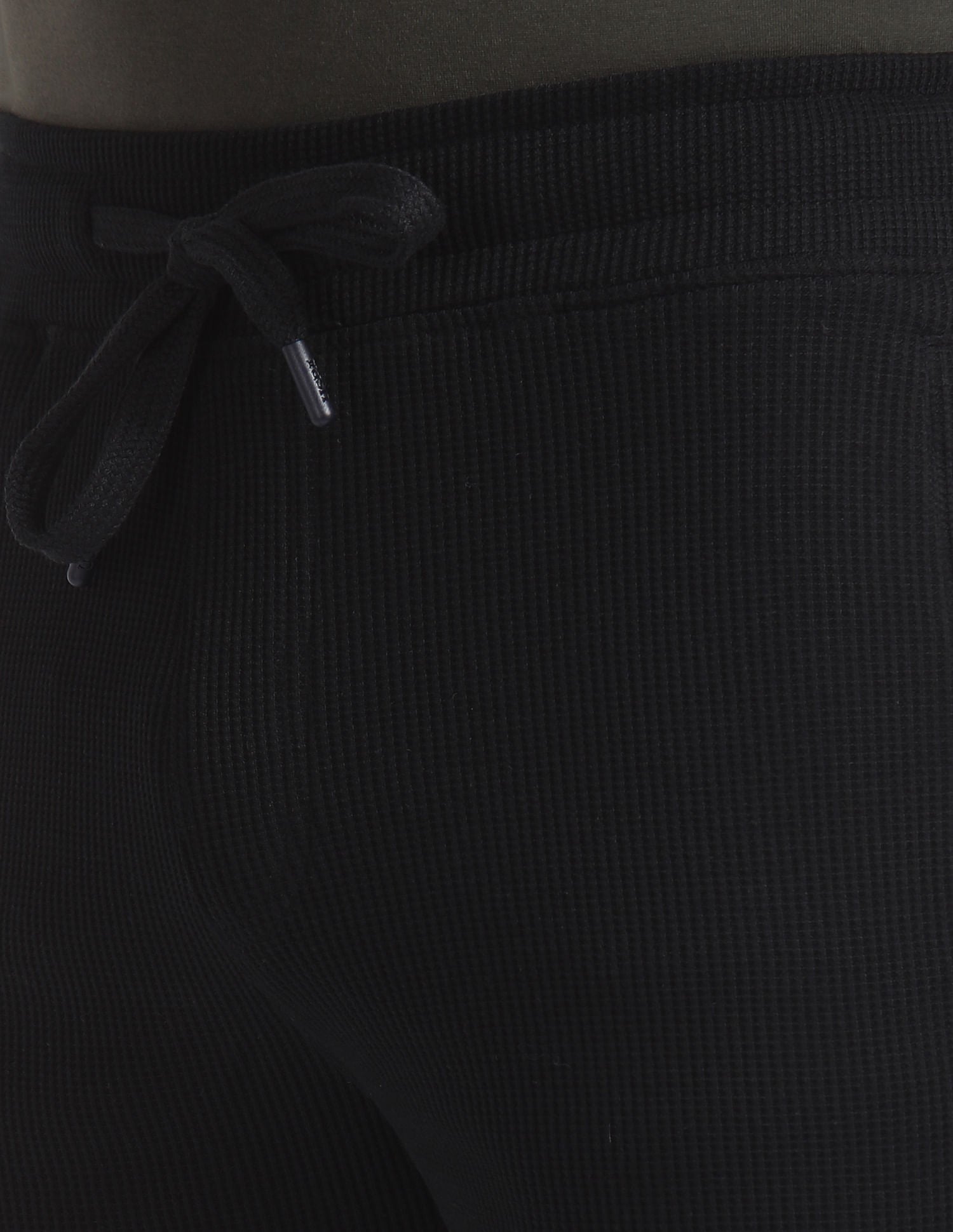 Waffle Knit Textured LS005 Lounge Shorts - Pack Of 1 Black - U.S. POLO ASSN. | Large