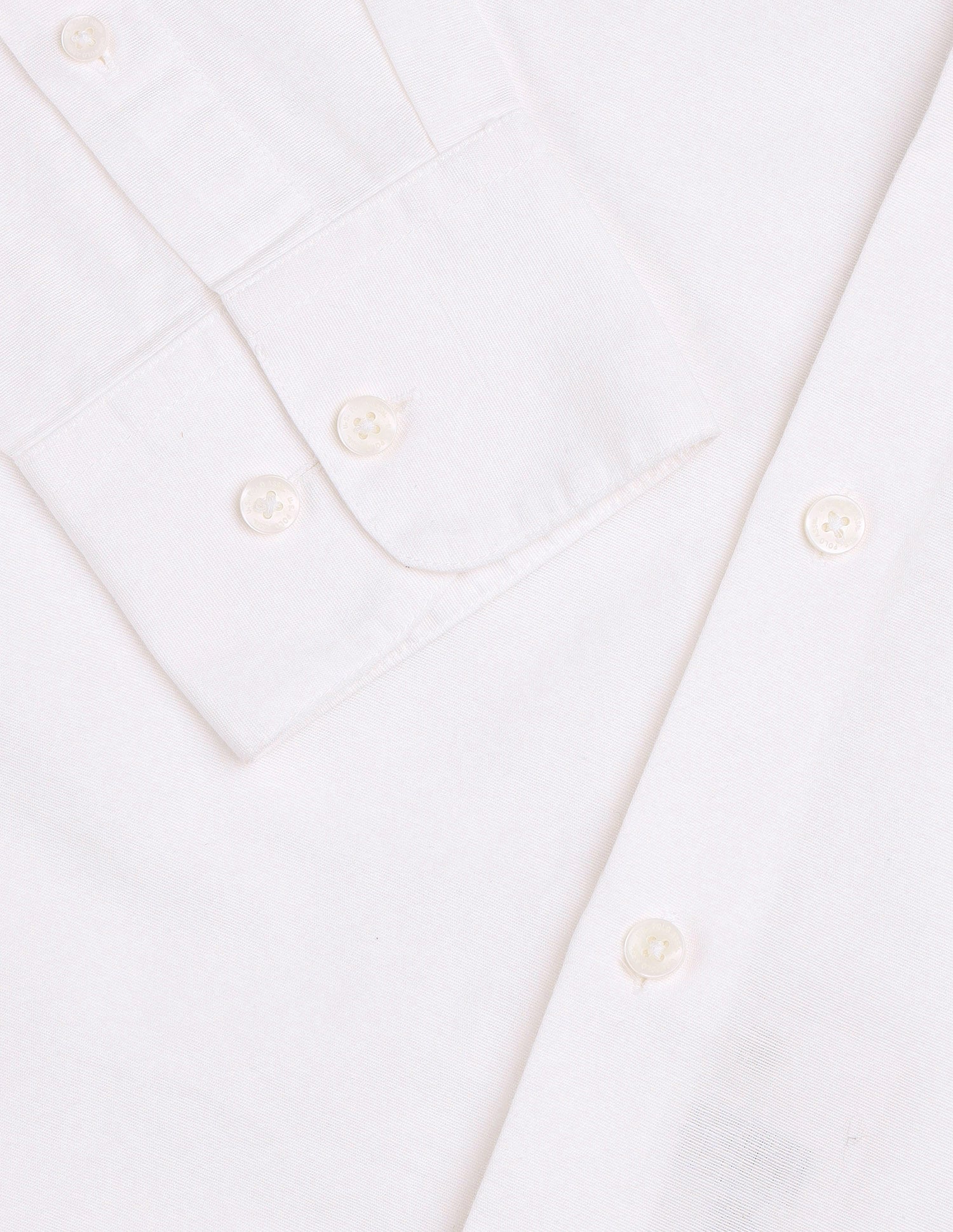 Pure Cotton Tailored Fit Shirt White - U.S. Polo Assn. India | Large