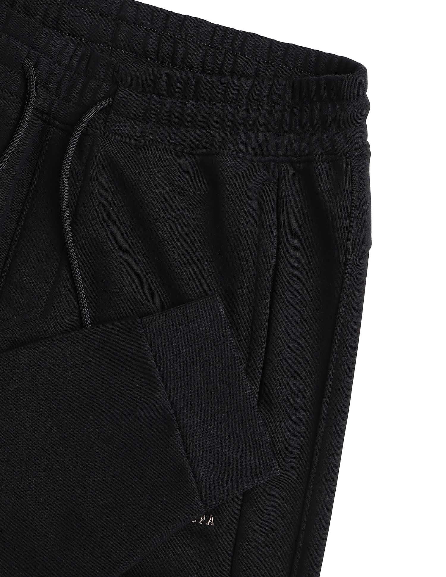Cotton Terry OJ009 Lounge Jogger - Pack Of 1 Black - U.S. POLO ASSN. | Large