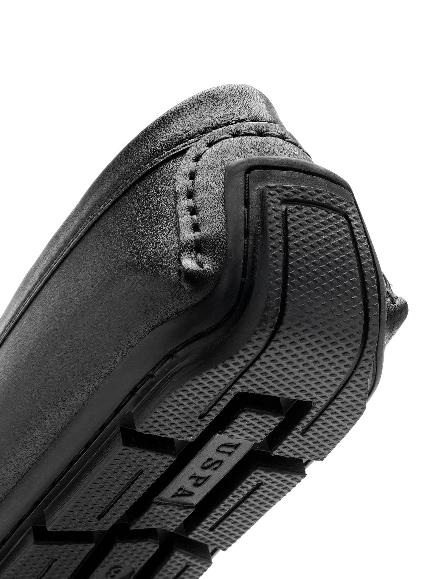 Men Astian Solid Loafers Black - U.S. Polo Assn. India | Large