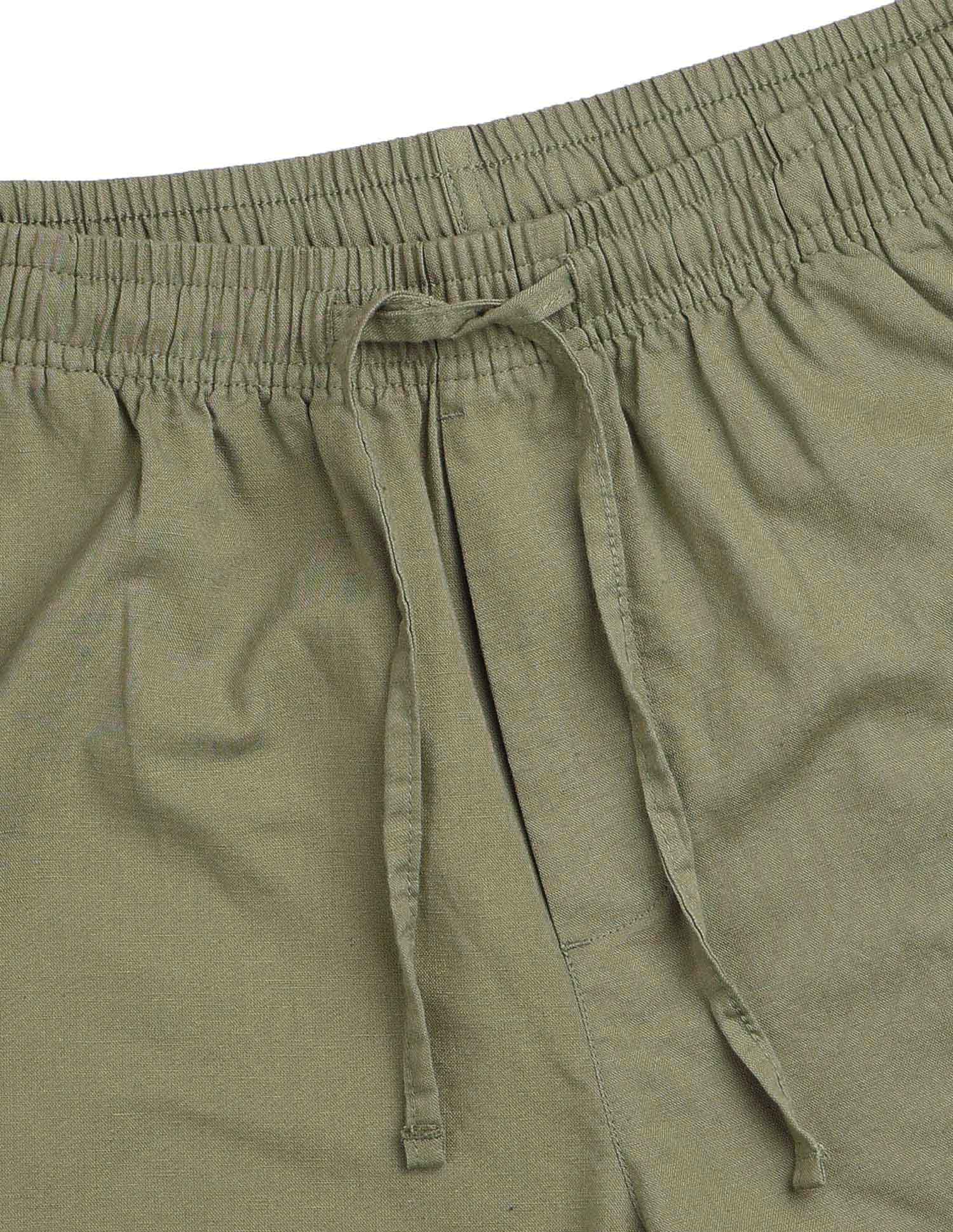 Cotton Linen PS001 Lounge Shorts - Pack Of 1 Sage - U.S. POLO ASSN. | Large