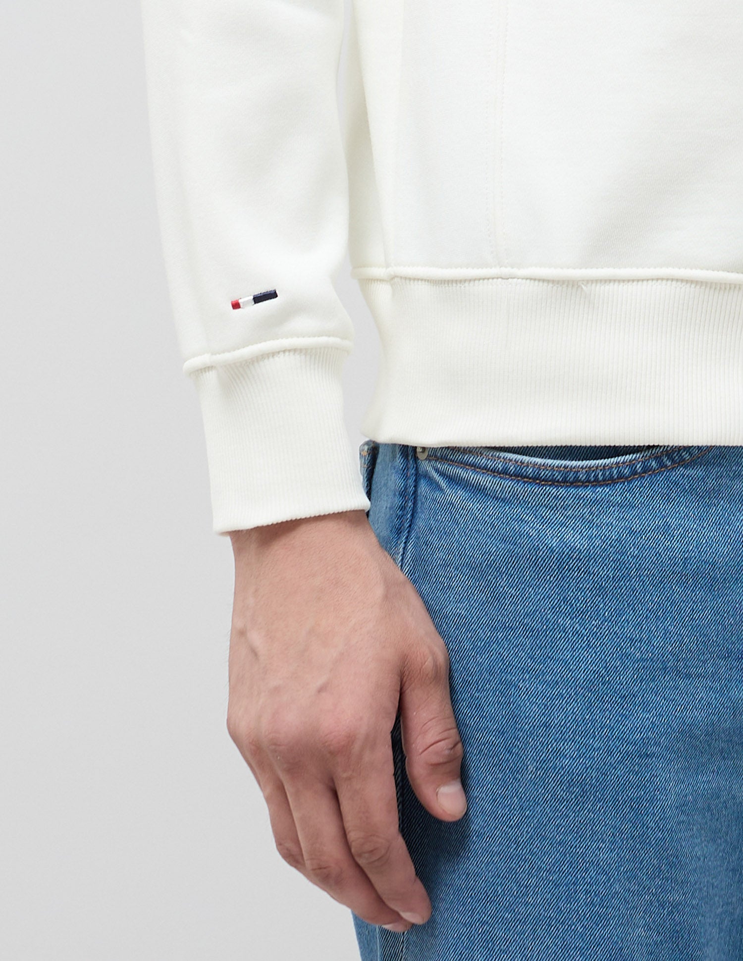 Graphic Brand Printed Sweatshirt Ecru - U.S. POLO ASSN. | Large