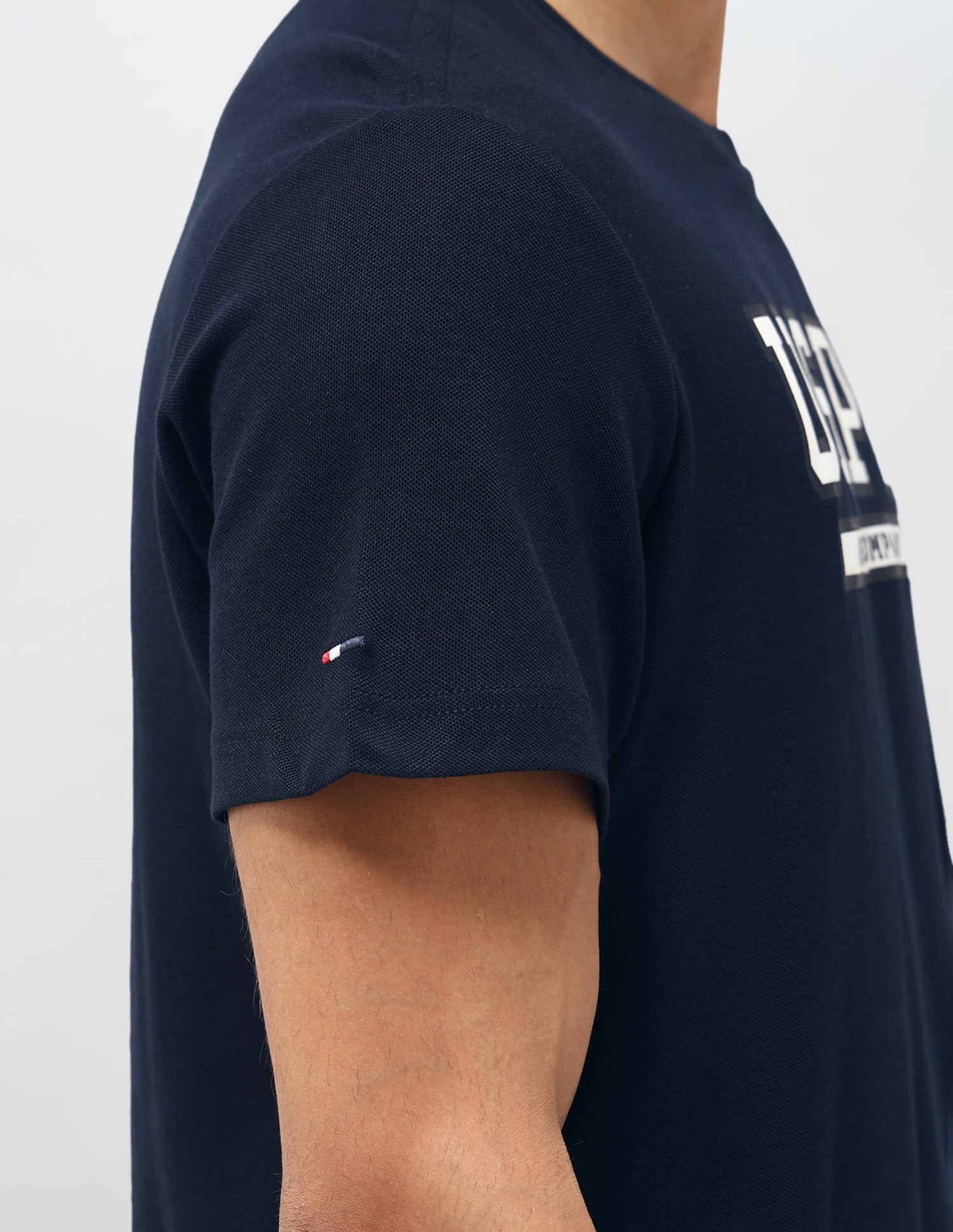 Brand Printed Regular Fit T-Shirt Navy - U.S. POLO ASSN. | Large