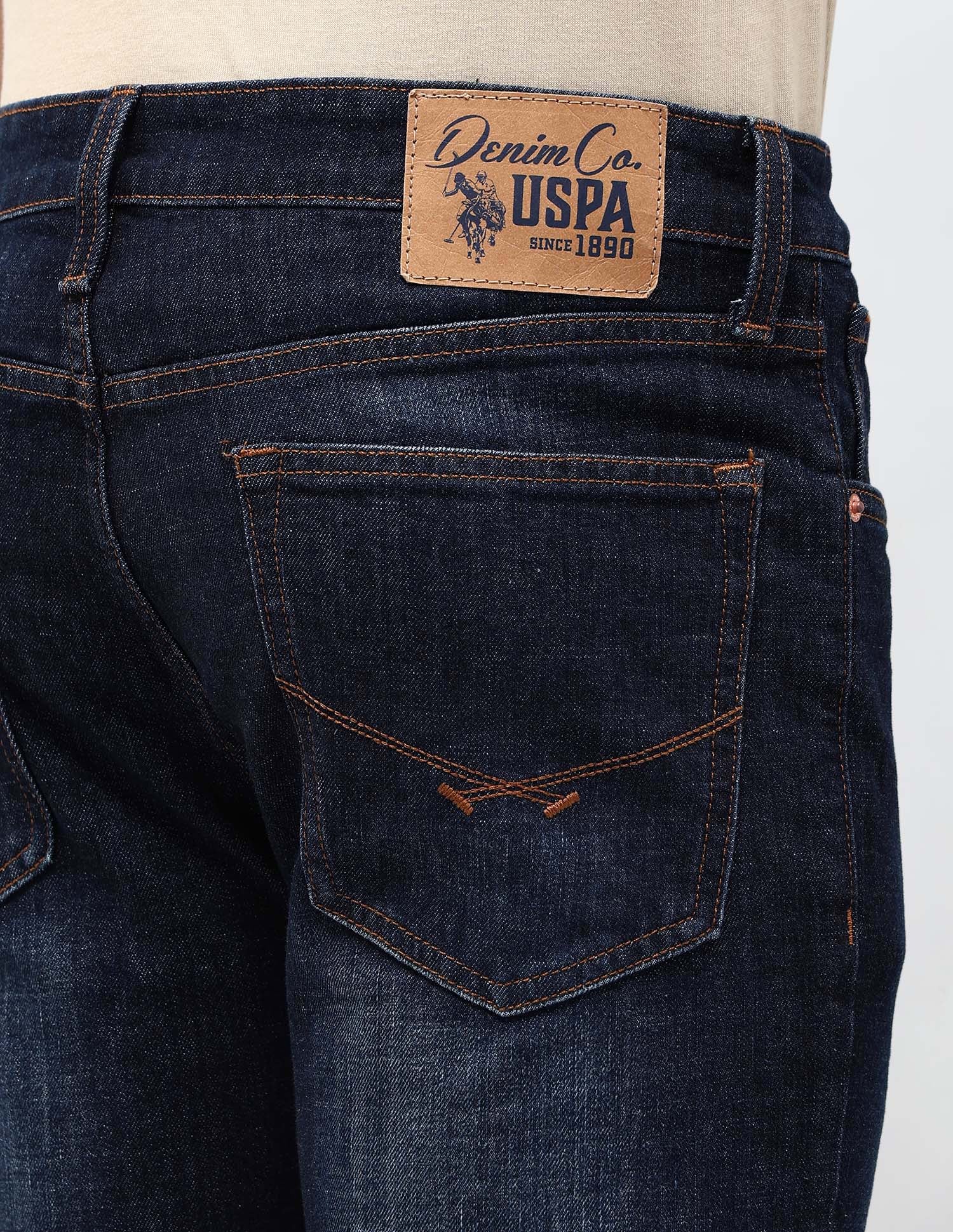 Regallo Skinny Fit Blue Jeans Indigo - U.S. POLO ASSN. | Large