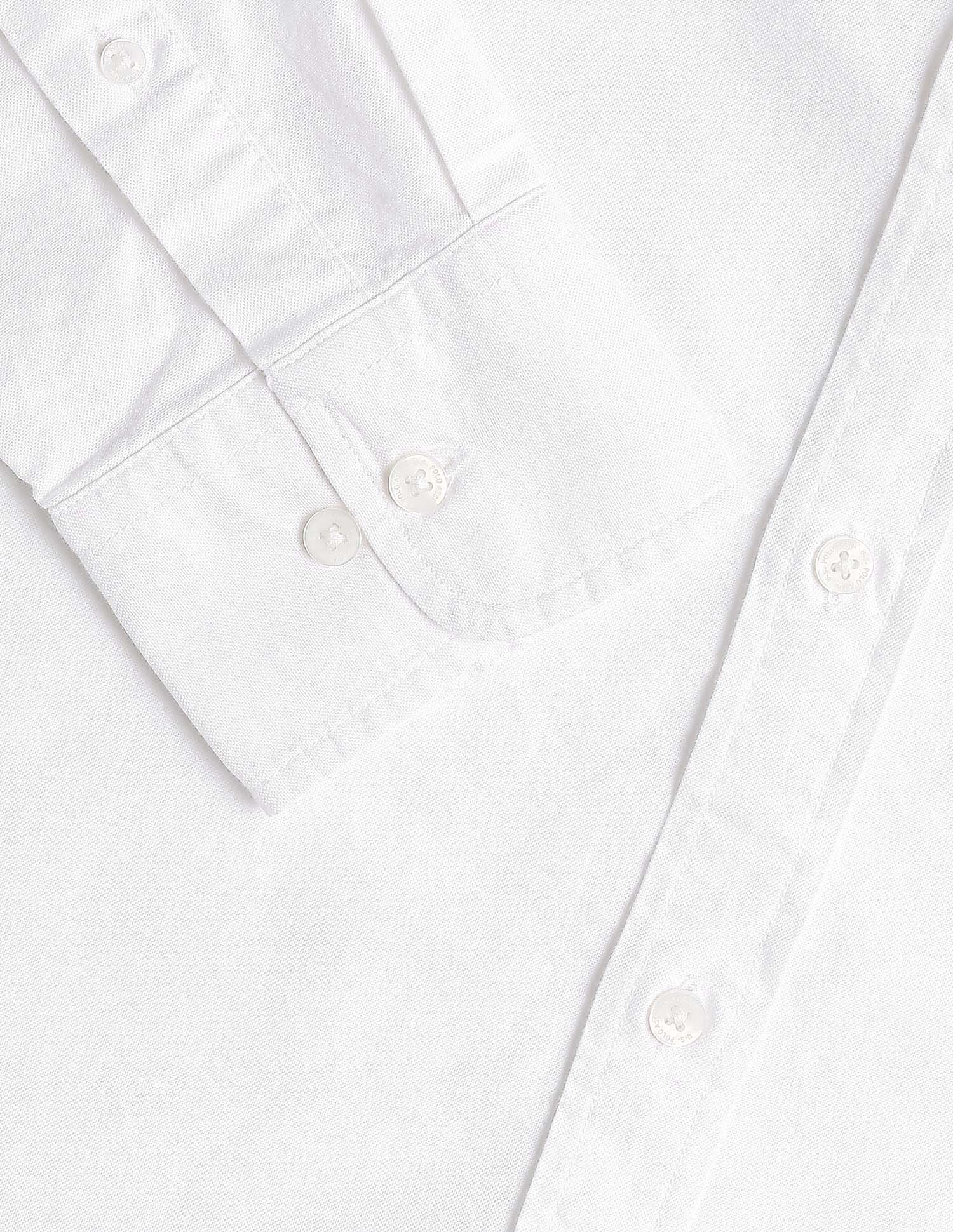 Tailored Fit Oxford Shirt White - U.S. Polo Assn. India | Large
