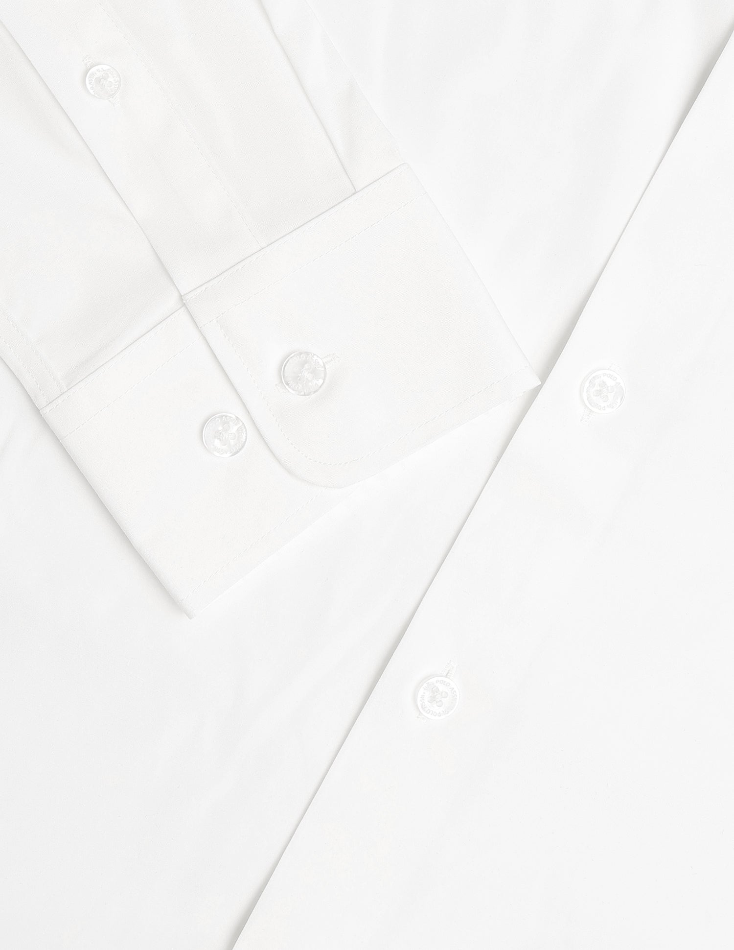 Aeris Solid Regular Fit Shirt White - U.S. Polo Assn. India | Large