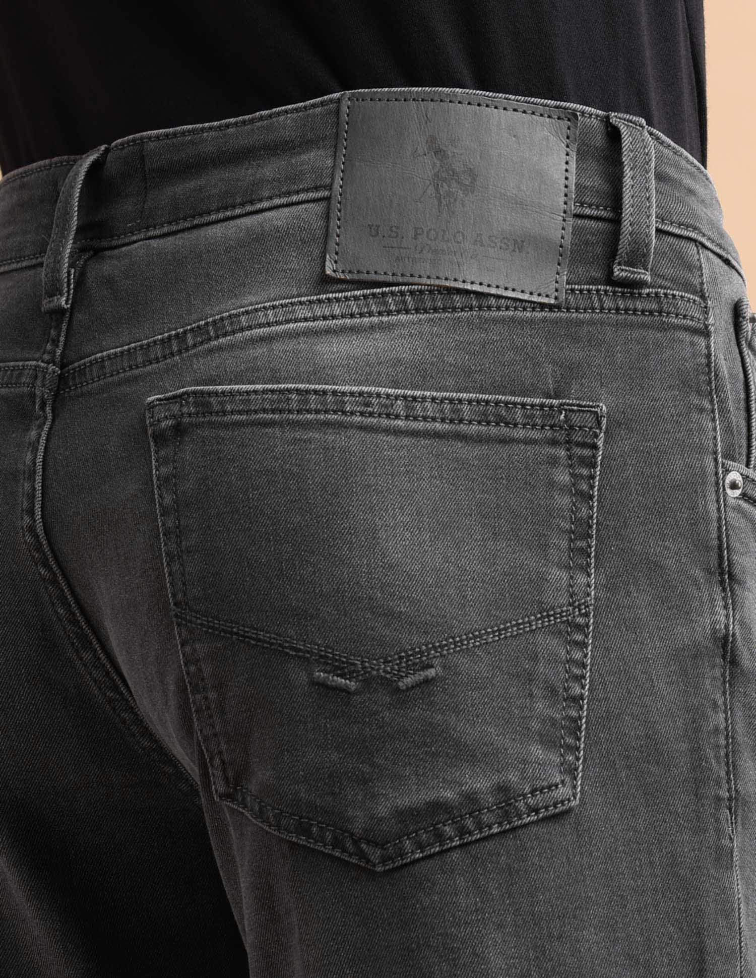 Brandon Slim Tapered Fit Jeans Grey - U.S. POLO ASSN. | Large