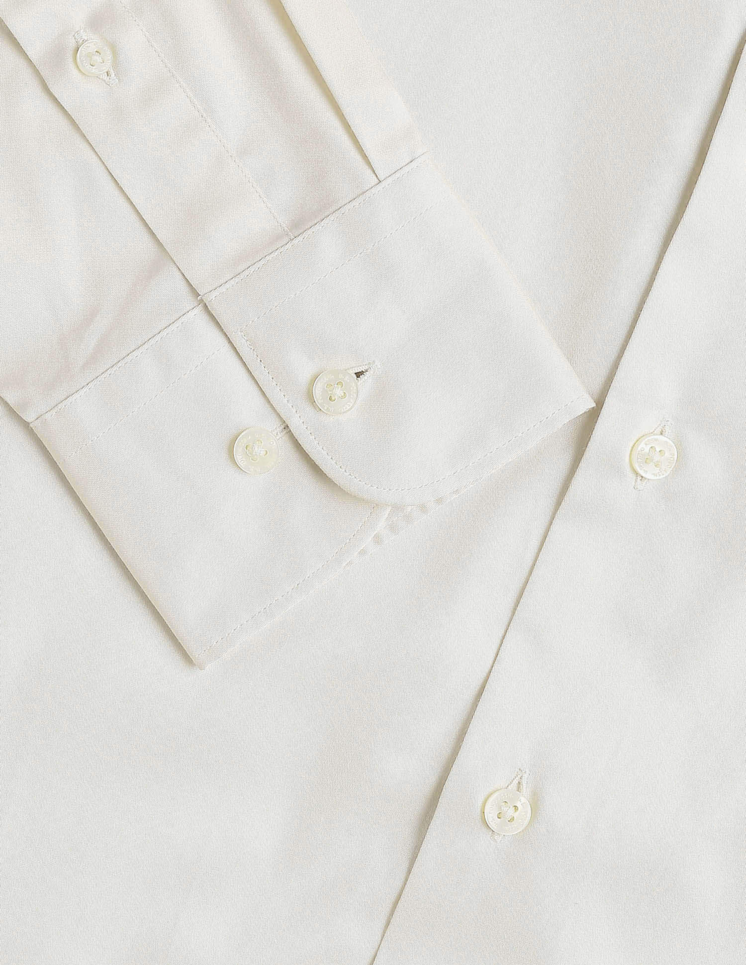 Solid Tailored Fit Shirt Ivory - U.S. Polo Assn. India | Large