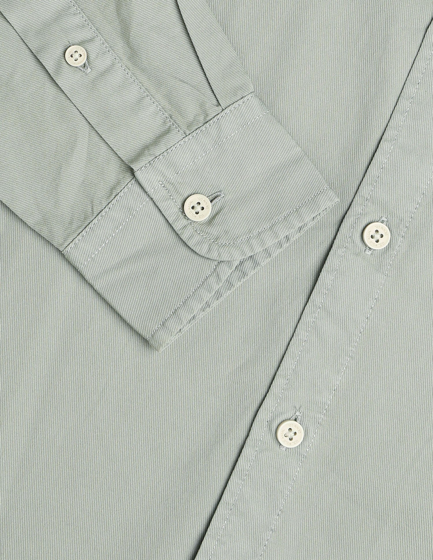 Solid Twill Shirt Light Green - U.S. Polo Assn. India | Large
