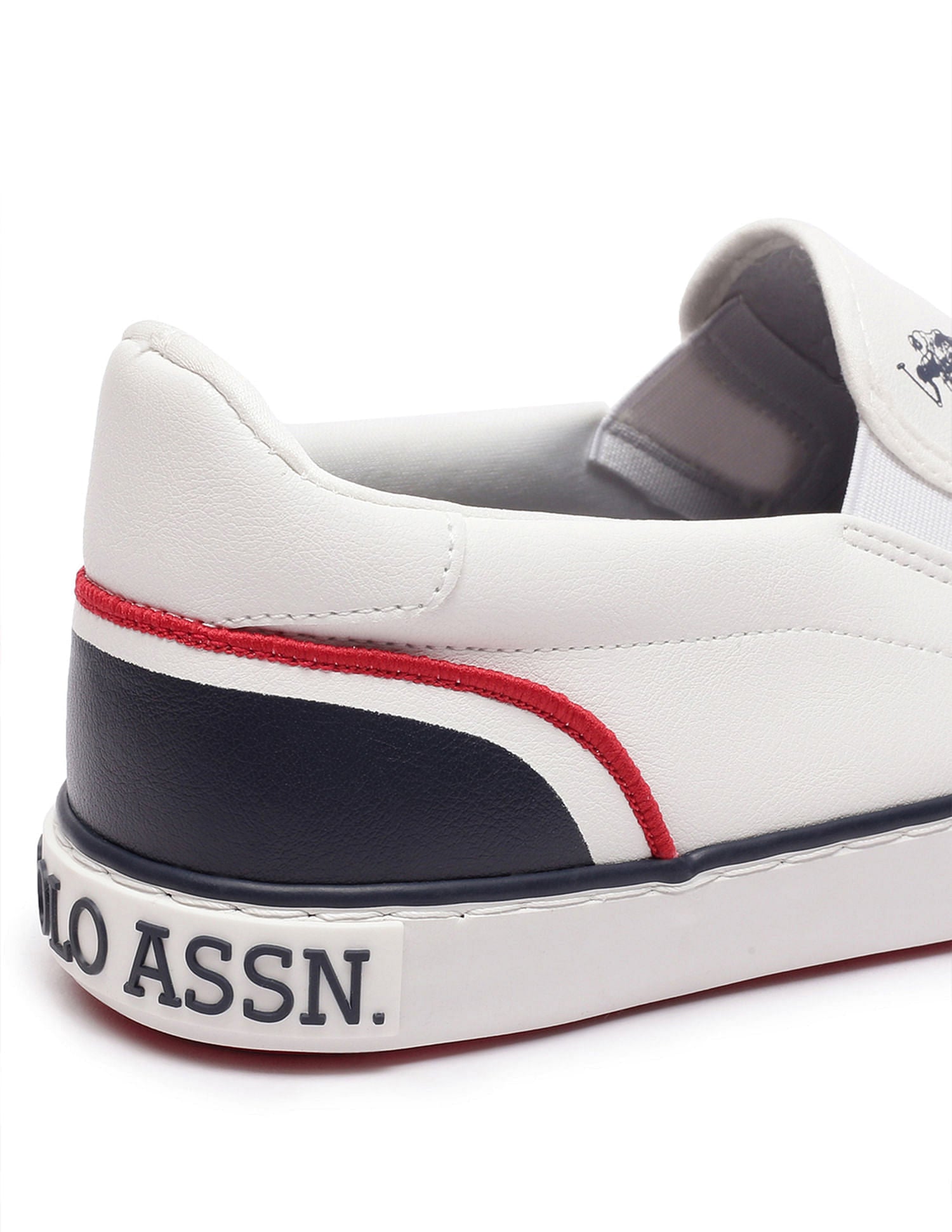 Men Colourblocked Timeo 3.0 Slip-On Shoes Off White - U.S. POLO ASSN. | Large