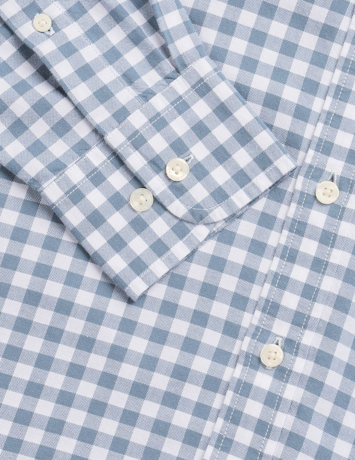 Gingham Checks Tailored Fit Shirt Grey - U.S. Polo Assn. India | Large