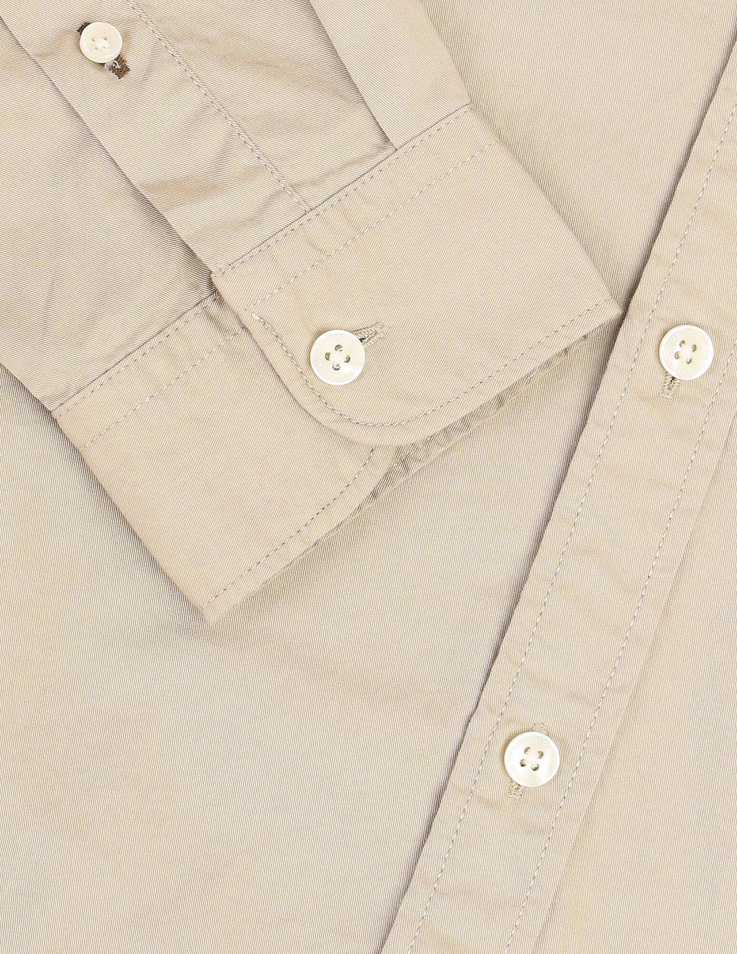 Regular Fit Twill Solid Shirt Khaki - U.S. POLO ASSN. | Large