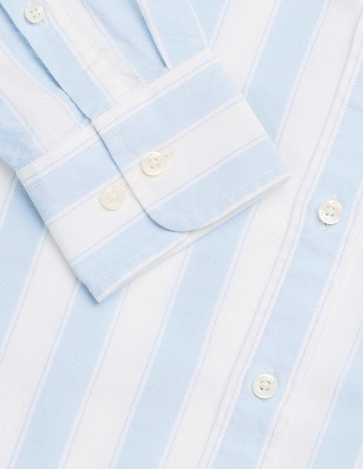 Oxford Tailored Fit Shirt Light Blue - U.S. Polo Assn. India | Large