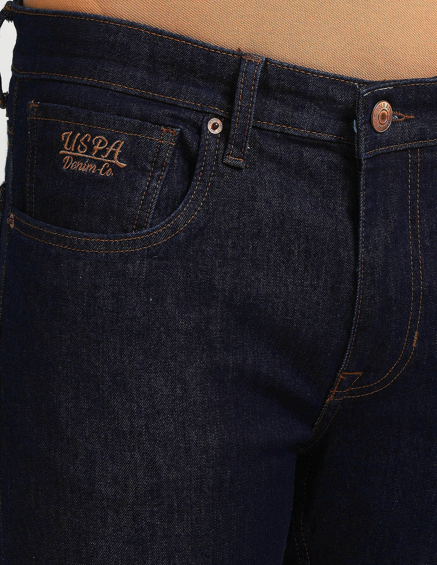 Regallo Skinny Fit Blue Jeans Blue - U.S. Polo Assn. India | Large