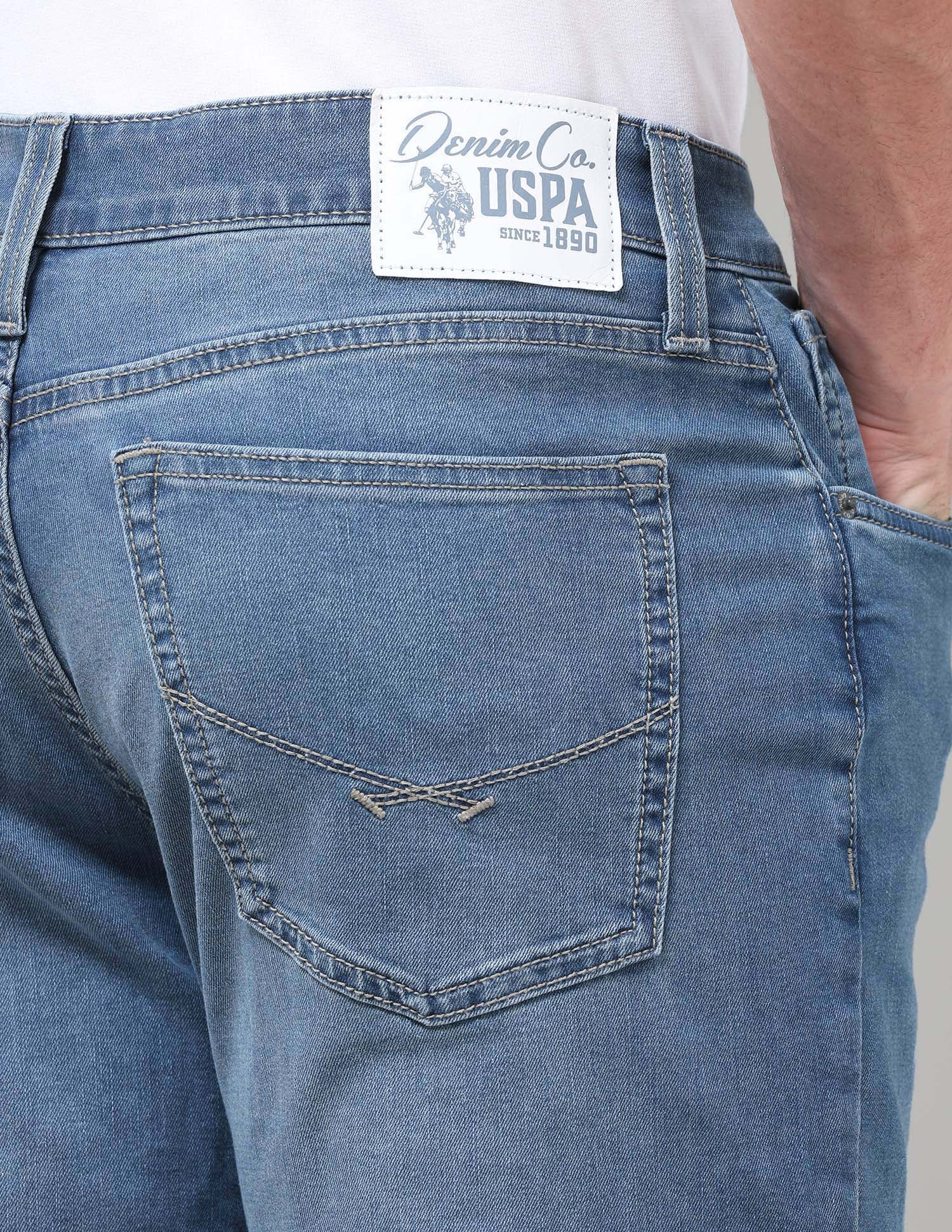 Connor Bootcut Fit Blue Jeans Light Indigo - U.S. Polo Assn. India | Large