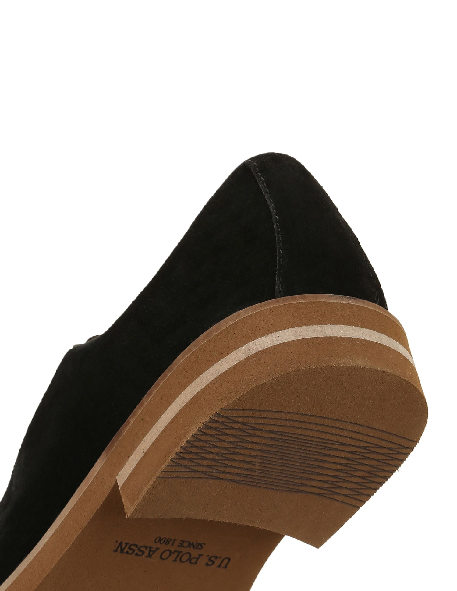 Men Aeren Leather Casual Shoes Black - U.S. POLO ASSN. | Large