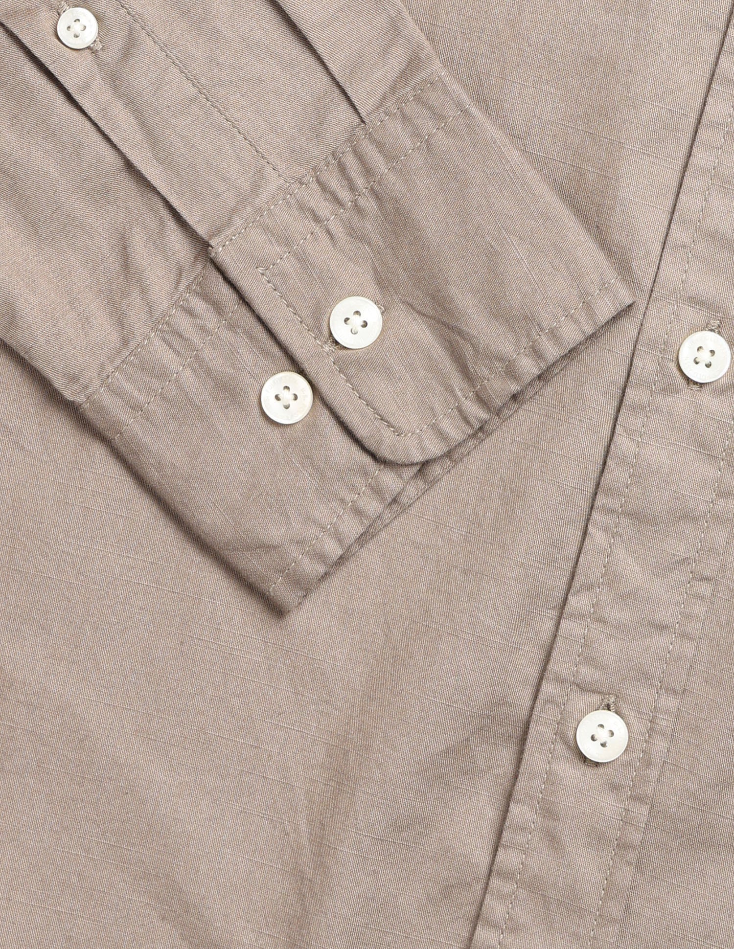 Tailored Fit Twill Shirt Light Olive - U.S. Polo Assn. India | Large