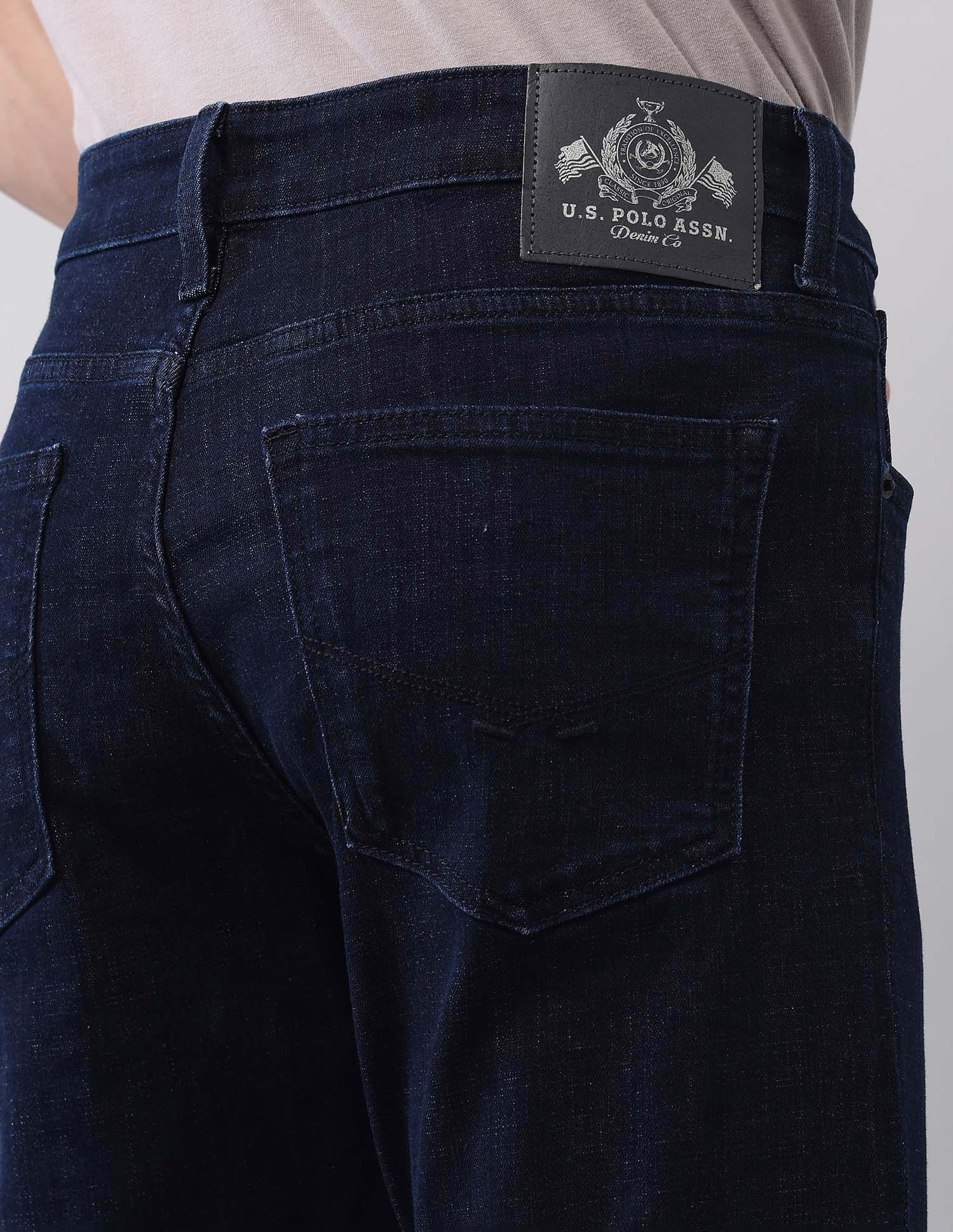 Regallo Skinny Fit Blue Jeans Blue - U.S. Polo Assn. India | Large