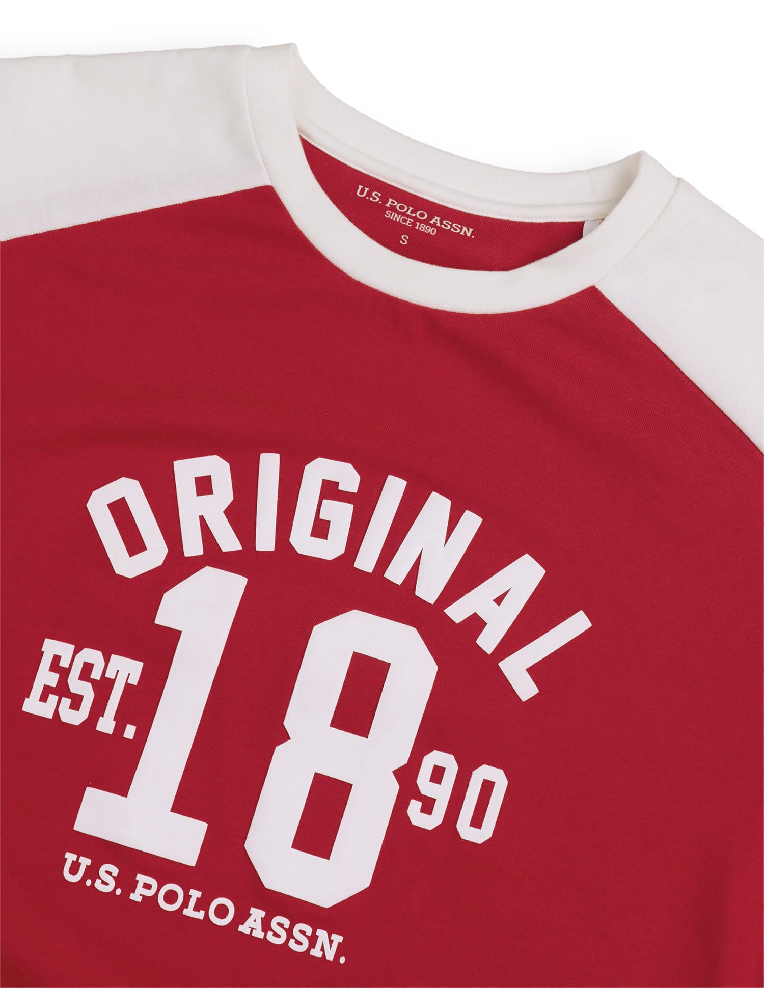 Brand Printed Relaxed T-Shirt Red - U.S. Polo Assn. India | Large