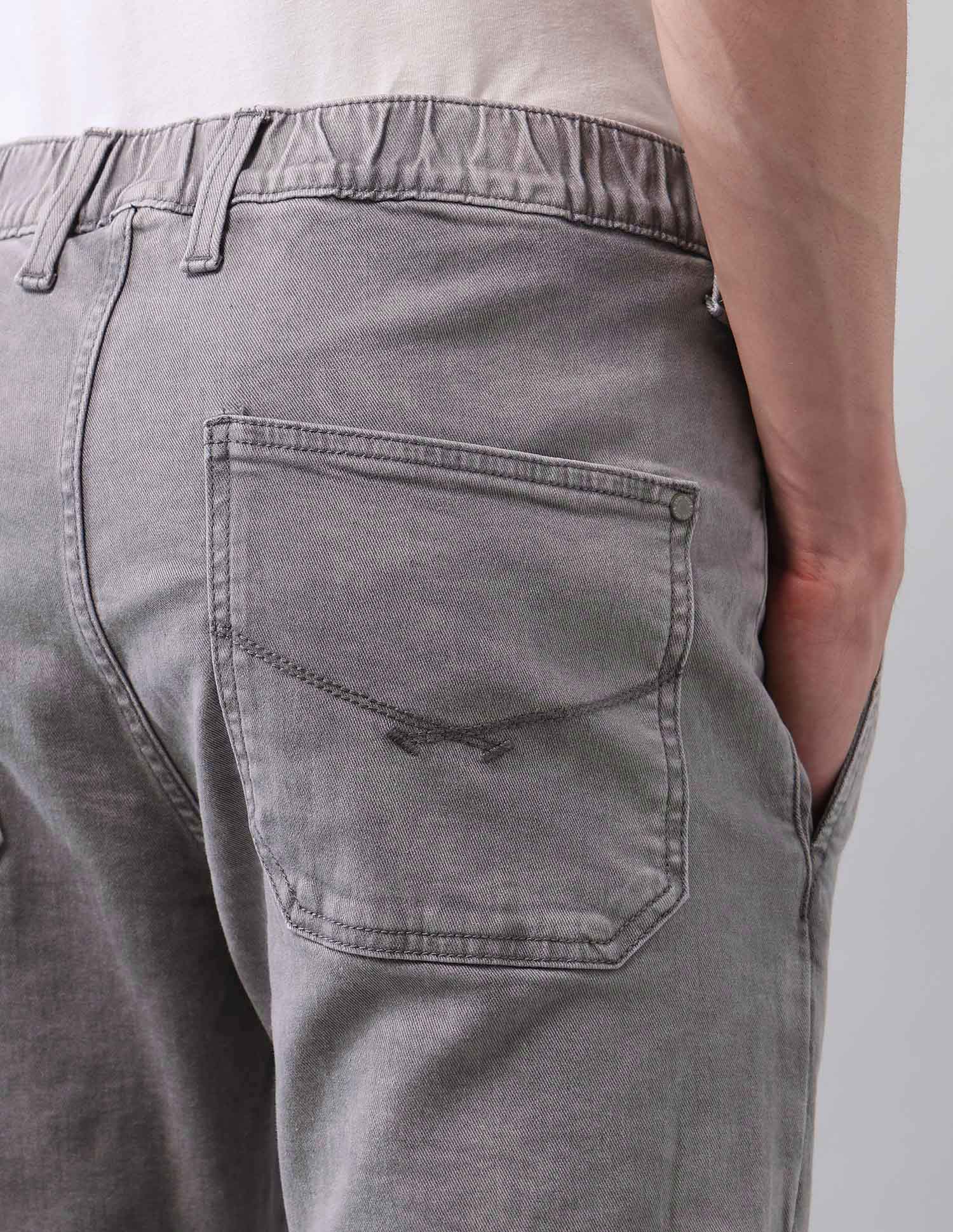 Stone Washed Regular Fit Blue Jeans Grey - U.S. Polo Assn. India | Large