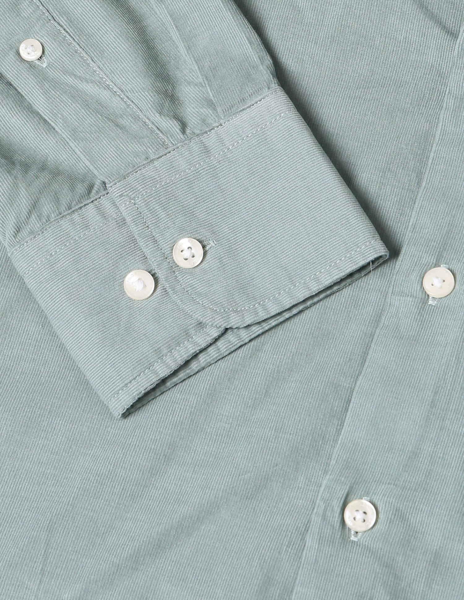 Tailored Fit Corduroy Shirt Green - U.S. Polo Assn. India | Large