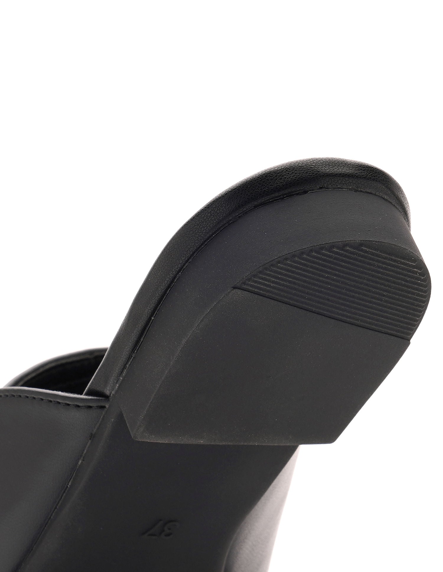 Round Toe Solid Tecla Sandals Black - U.S. POLO ASSN. | Large