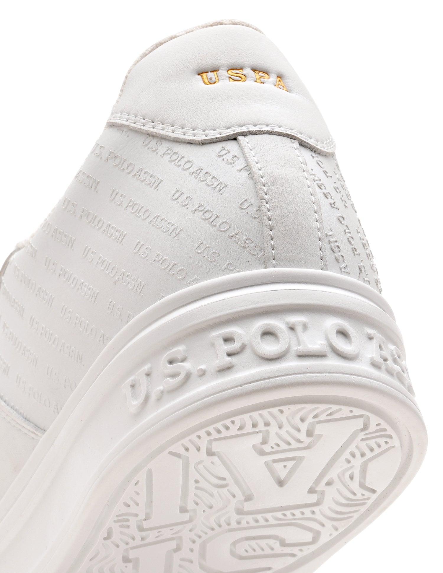 Men Cort Colourblocked Sneakers White - U.S. Polo Assn. India | Large