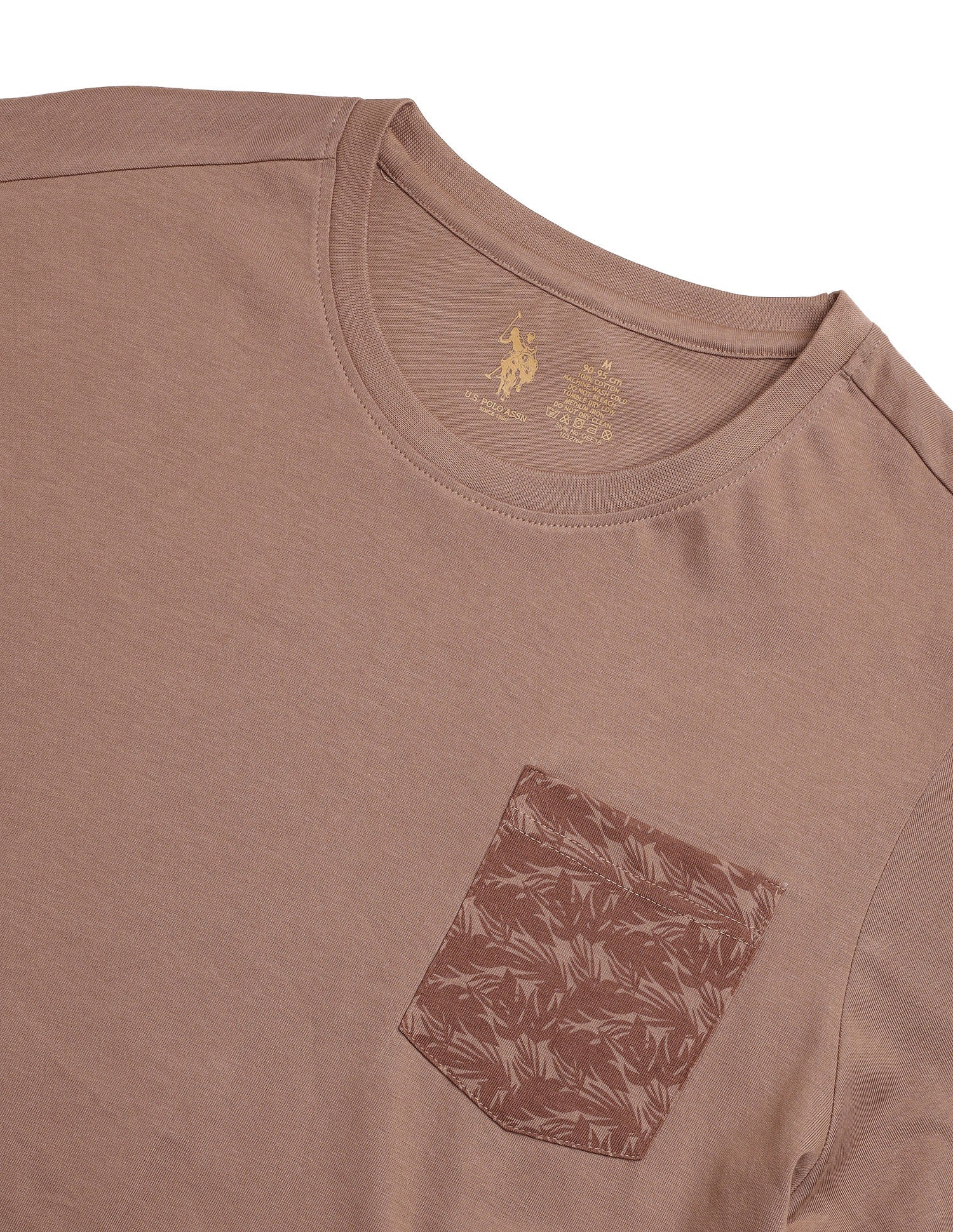 Breathable Comfort Fit OEE18 Lounge T-Shirt Chanterelle - U.S. Polo Assn. India | Large