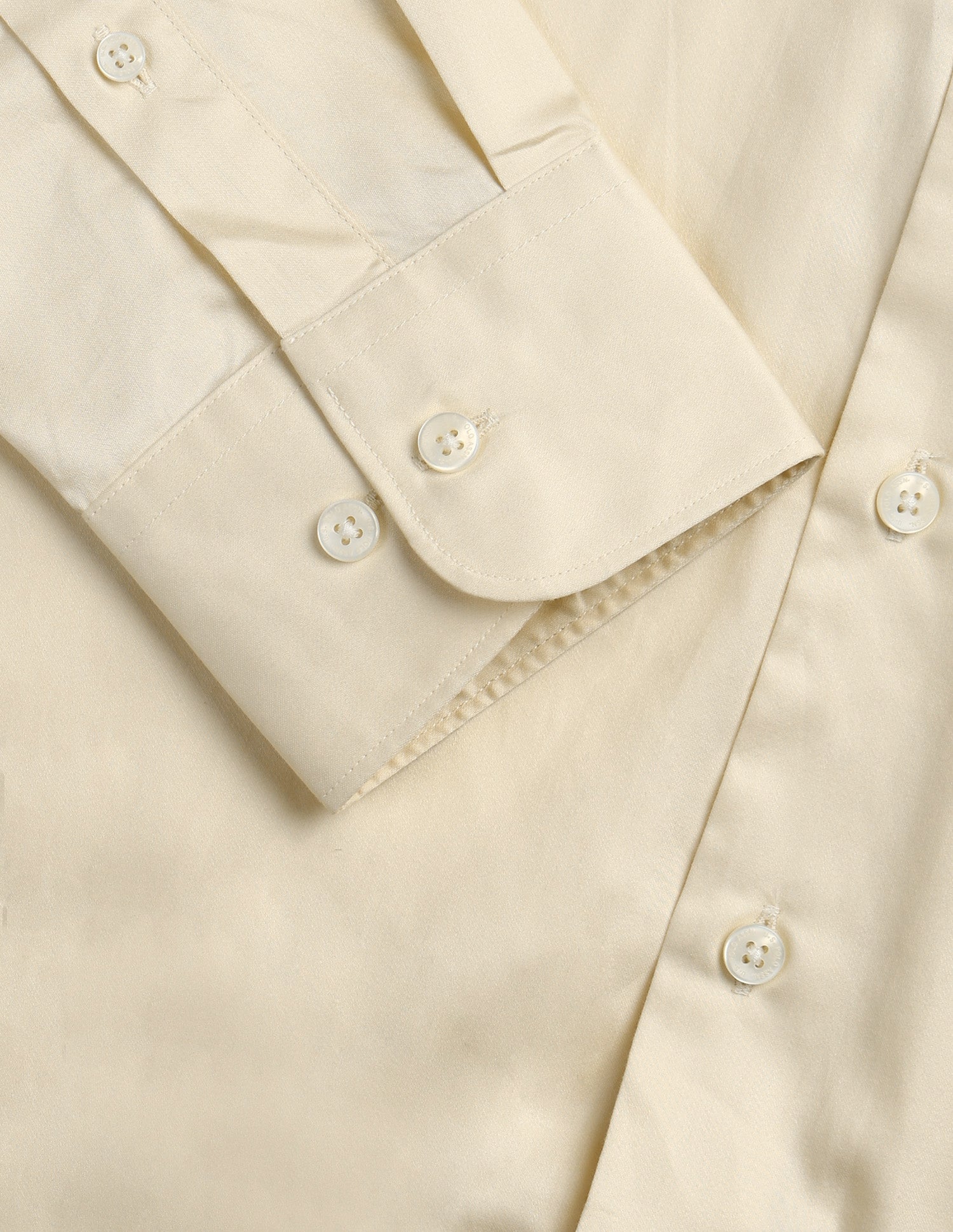 Solid Satin Shirt Off White - U.S. Polo Assn. India | Large