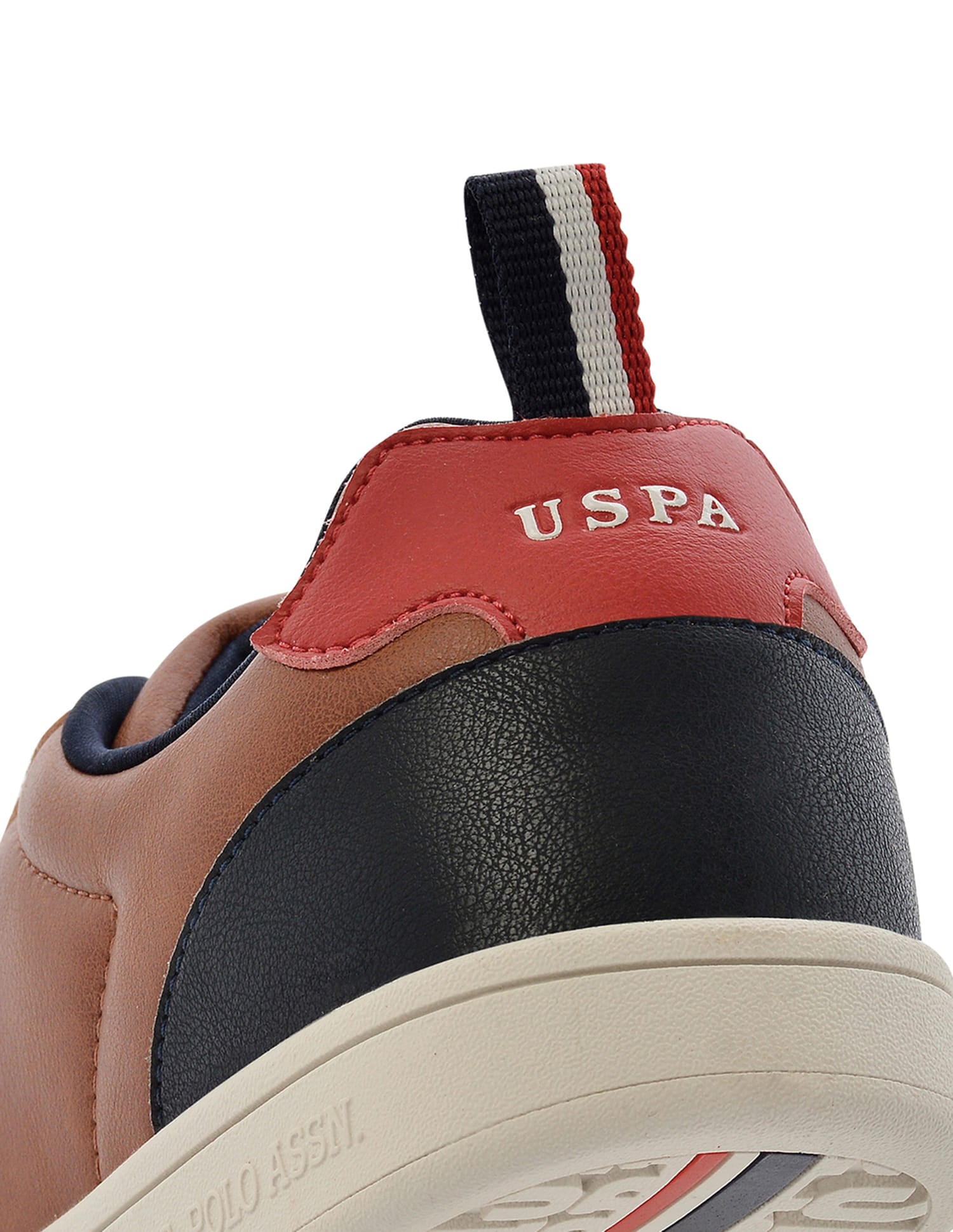 Colour Block Panelled Stefan Sneakers Tan - U.S. Polo Assn. India | Large