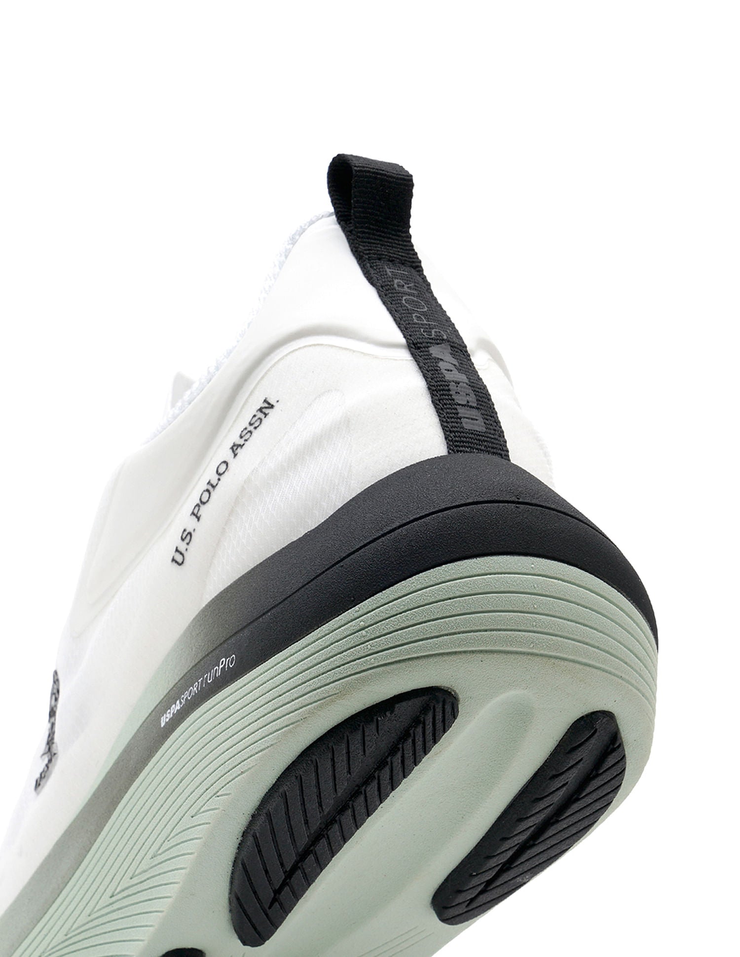 Men Frank White Uspa Sport  Runpro Running Shoes White - U.S. Polo Assn. India | Large