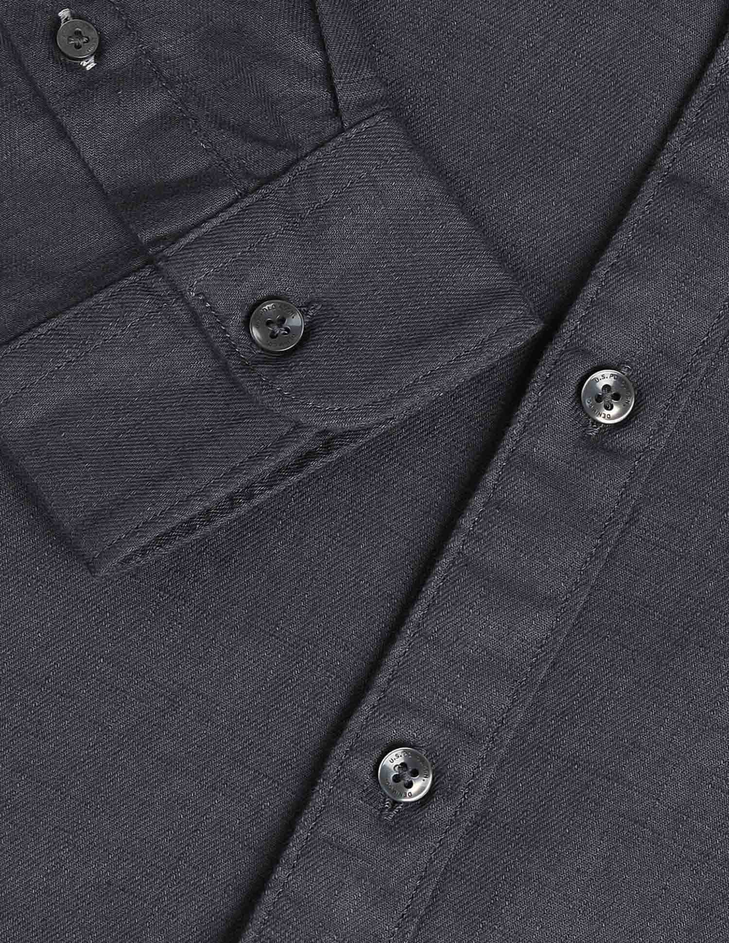Regular Fit Solid Shirt Grey - U.S. Polo Assn. India | Large