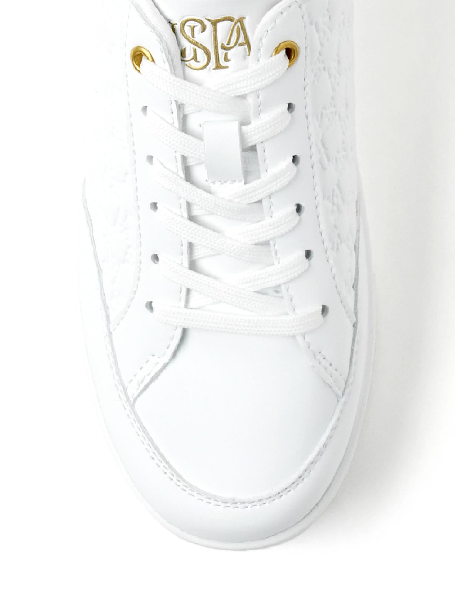 Women Debossed Branding Mila Sneakers White - U.S. Polo Assn. India | Large