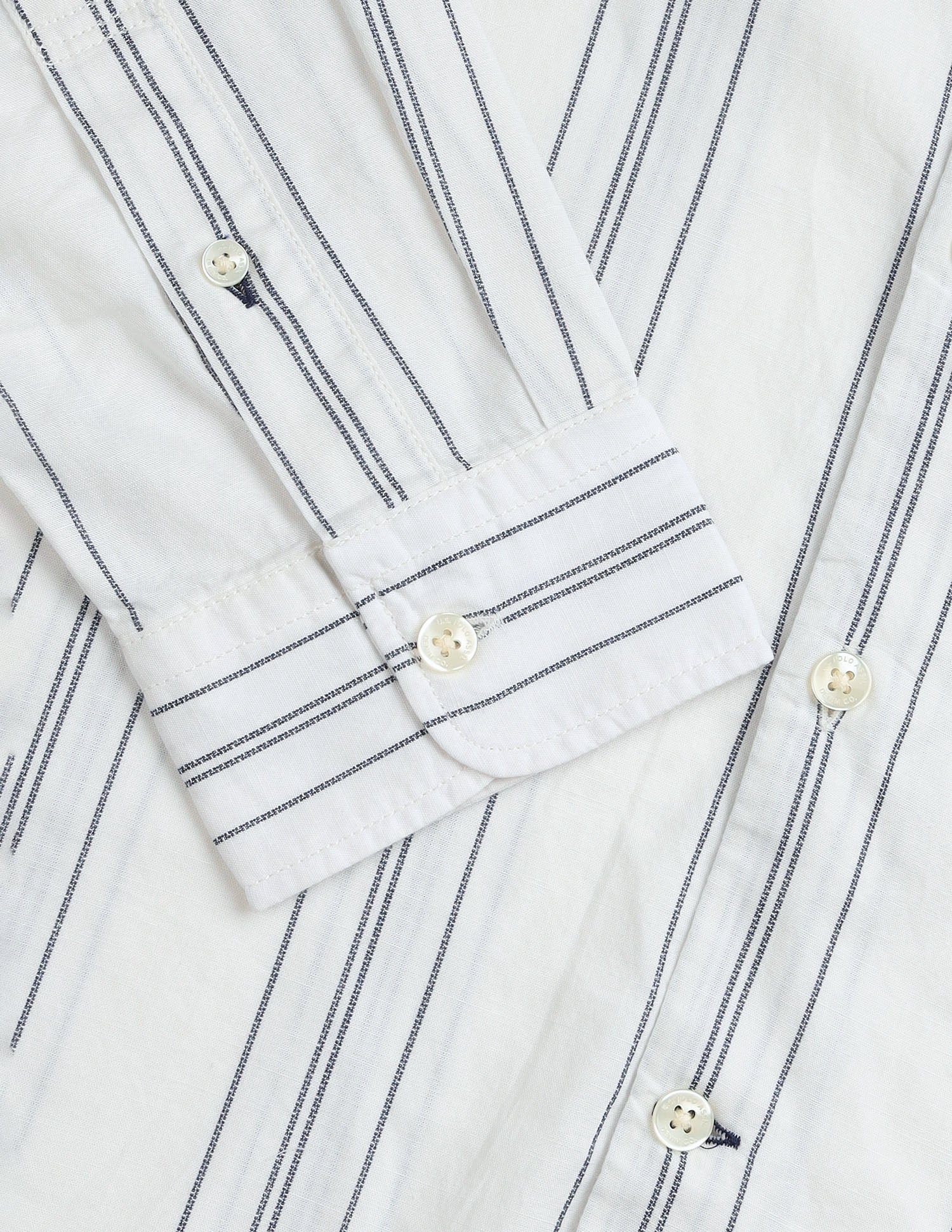 Vertical Striped Regular Fit Shirt Blue - U.S. Polo Assn. India | Large