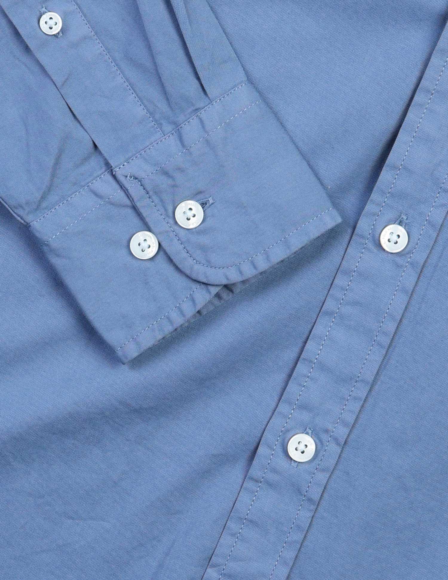 Pure Cotton Regular Fit Twill Shirt Blue - U.S. Polo Assn. India | Large
