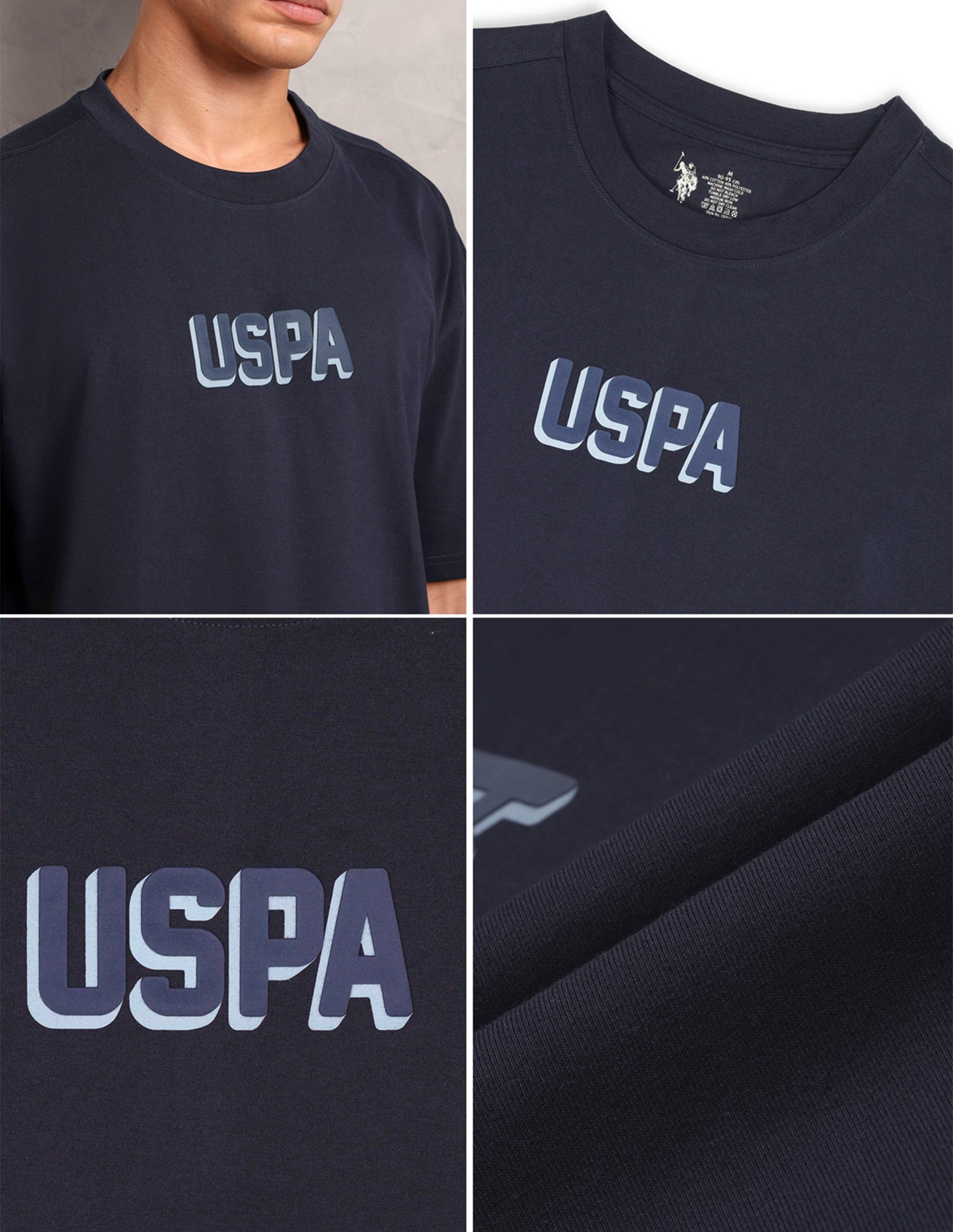 Brand Printed Oversized Fit OEE11 Lounge T-Shirt Spellbound - U.S. POLO ASSN. | Large