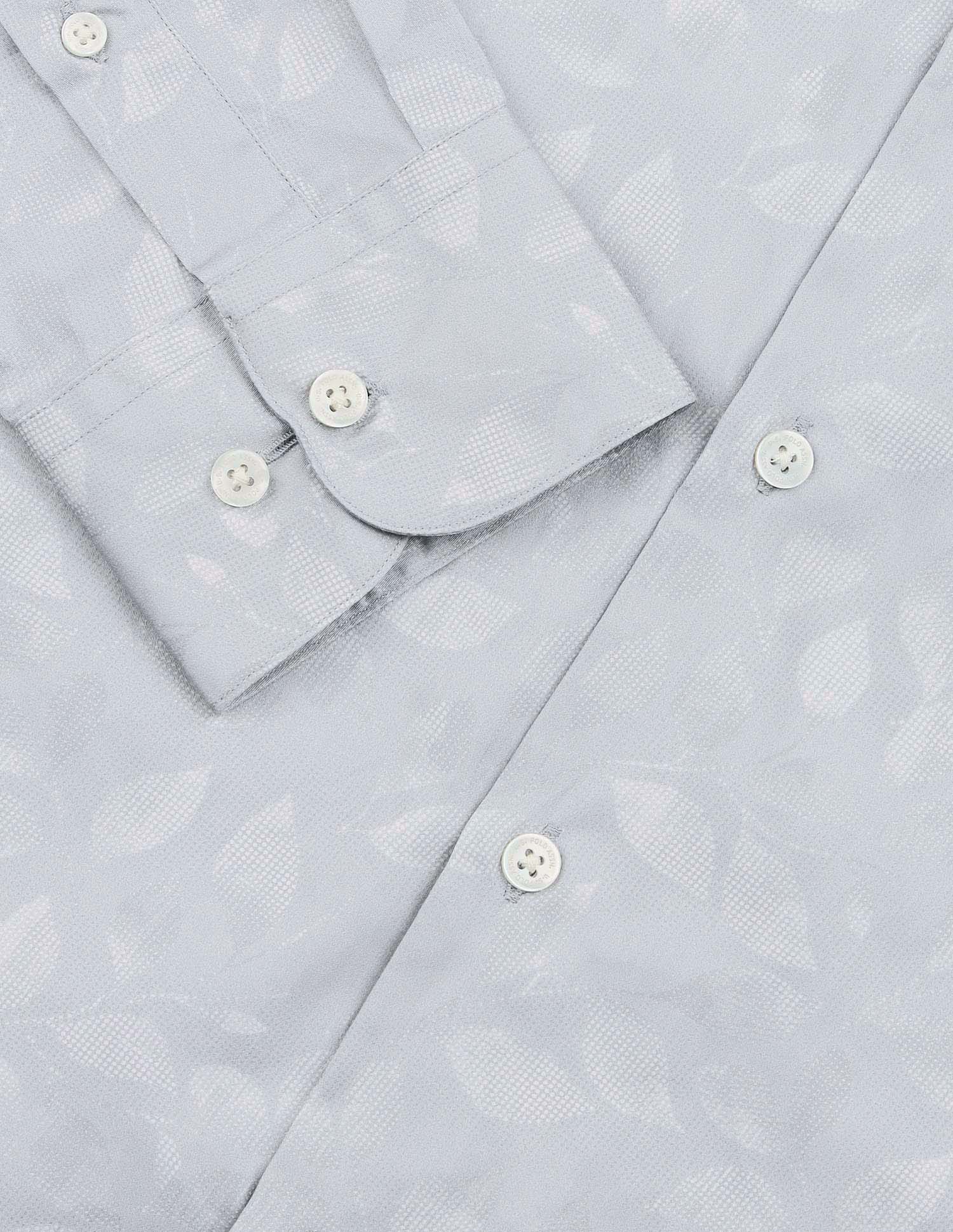 All Over Printed Pure Cotton Shirt Grey - U.S. POLO ASSN. | Large
