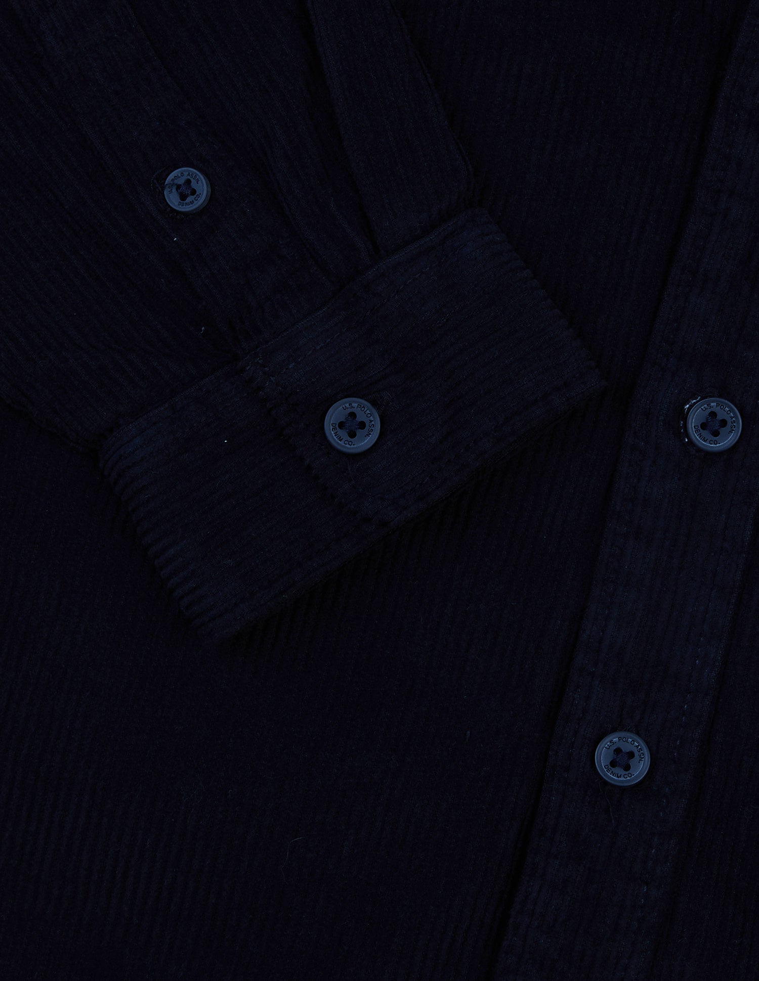 Corduroy Regular Fit Shirt Navy - U.S. Polo Assn. India | Large