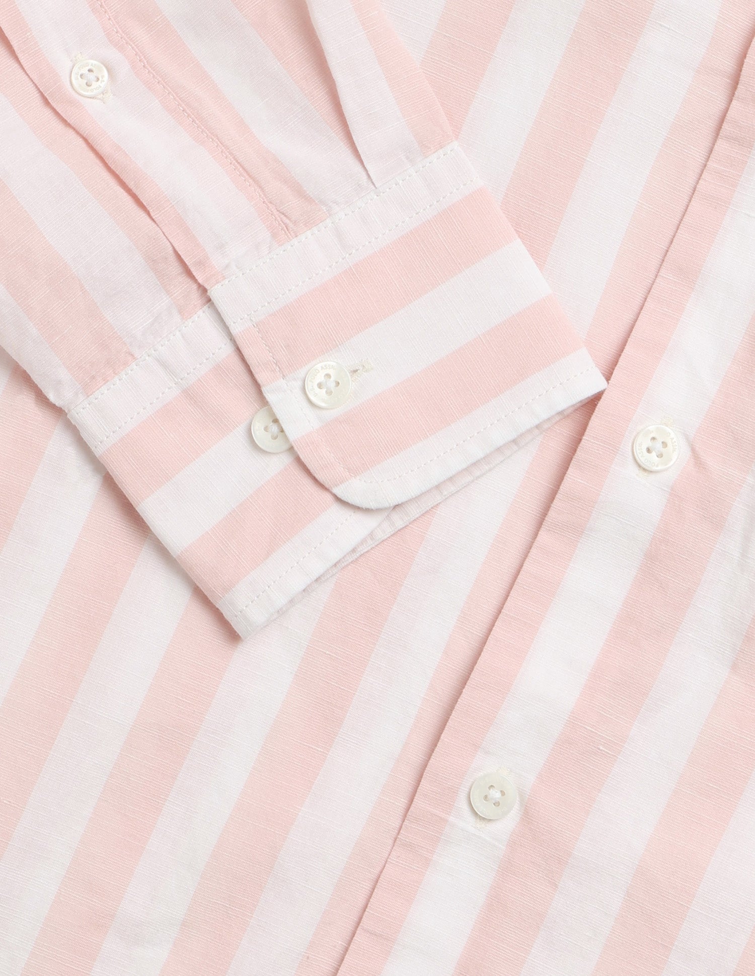 Pacho X Vertical Striped Regular Fit Shirt Pink - U.S. Polo Assn. India | Large